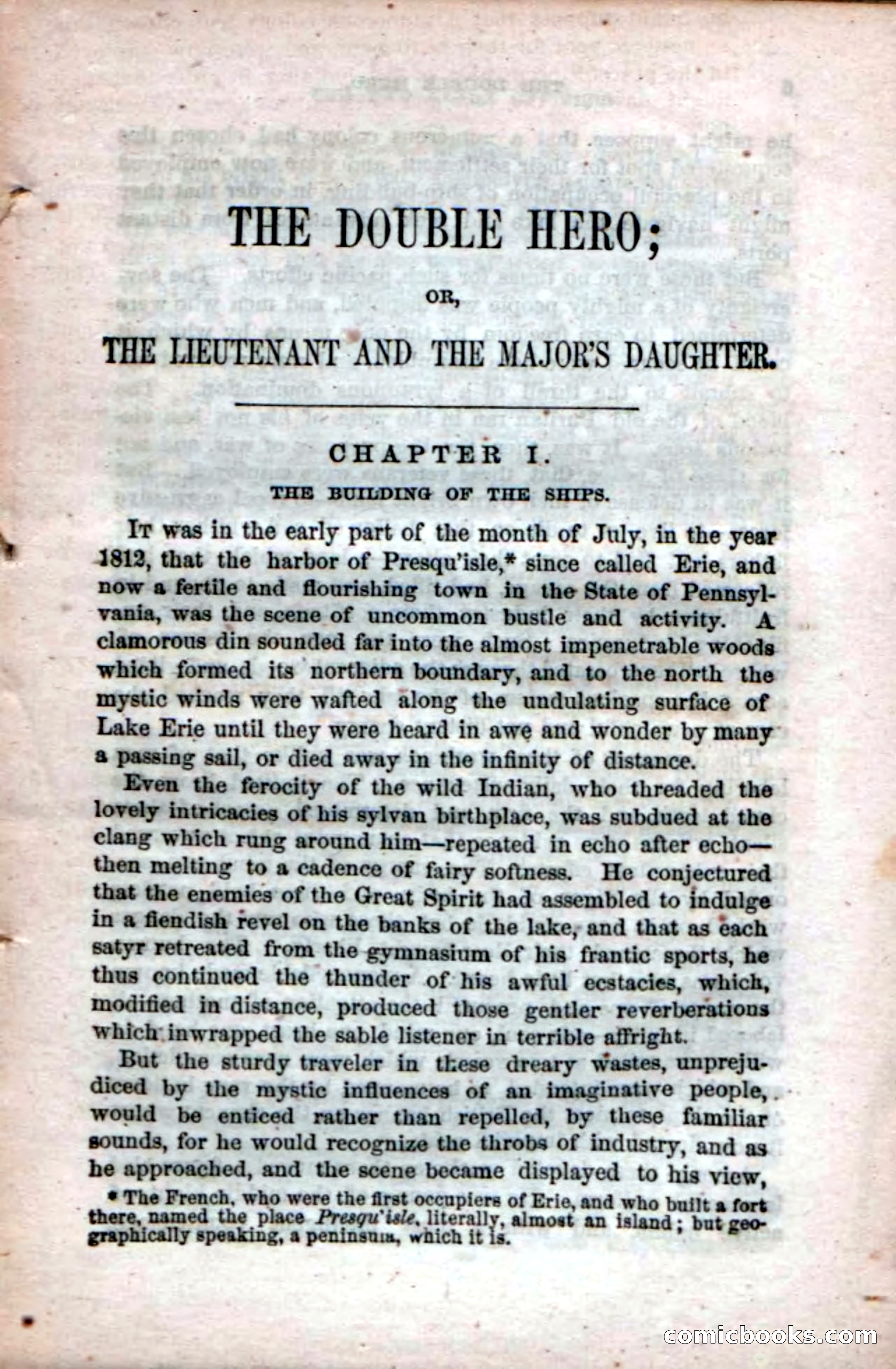 The Double Hero: A Tale of Sea and Land, During the War of 1812 — page 7 of 108