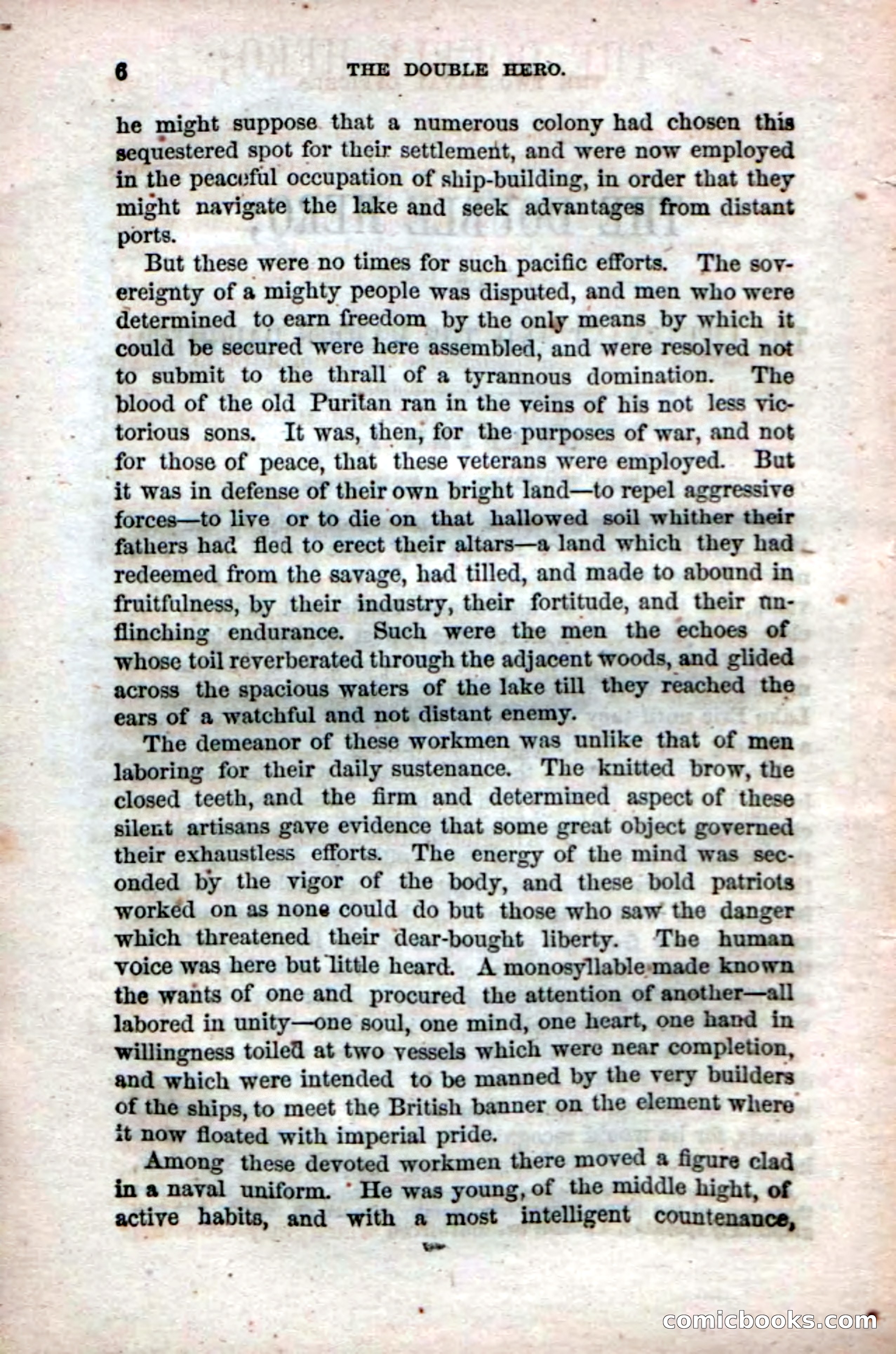 The Double Hero: A Tale of Sea and Land, During the War of 1812 — page 8 of 108