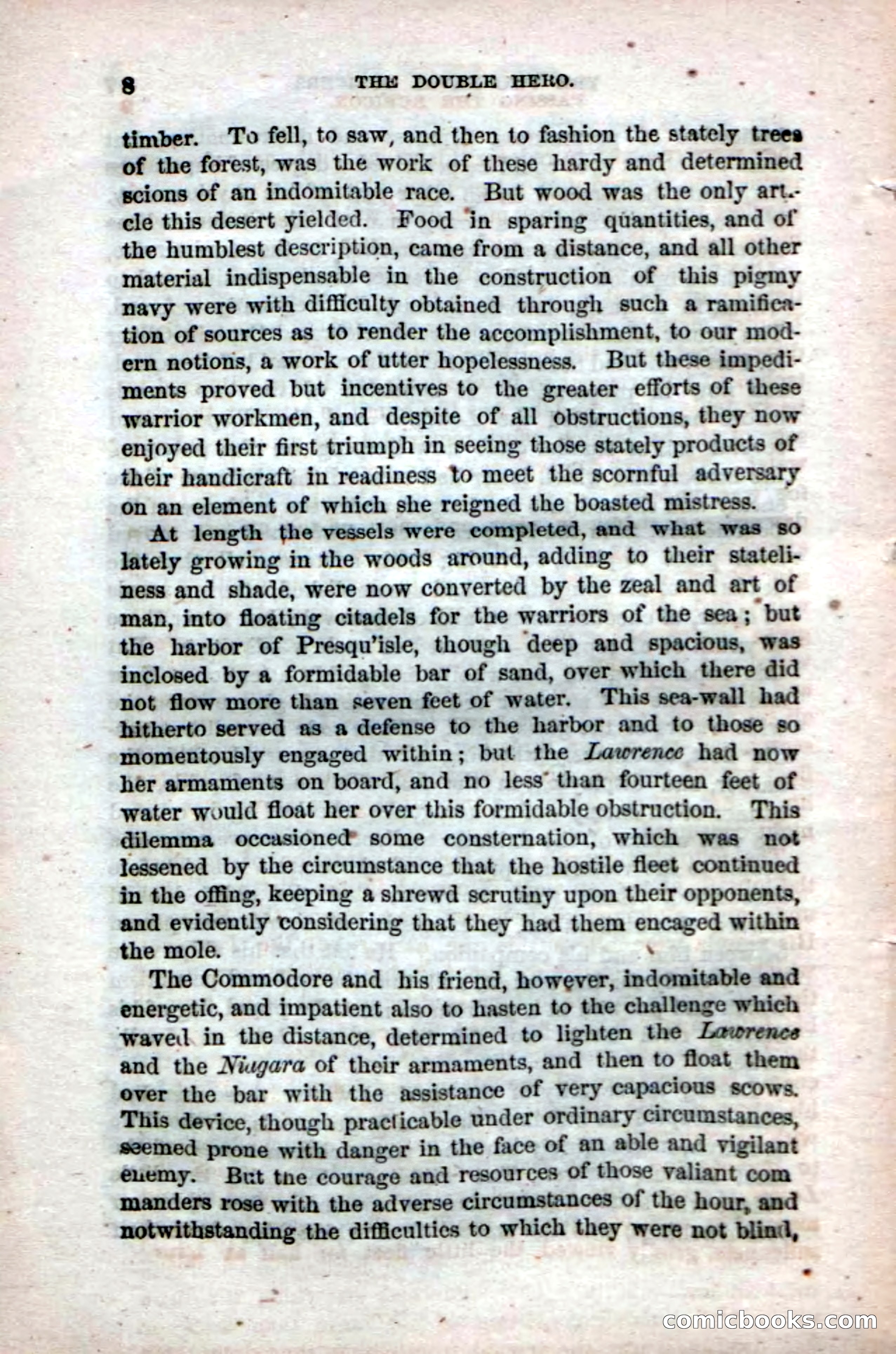 The Double Hero: A Tale of Sea and Land, During the War of 1812 — page 10 of 108