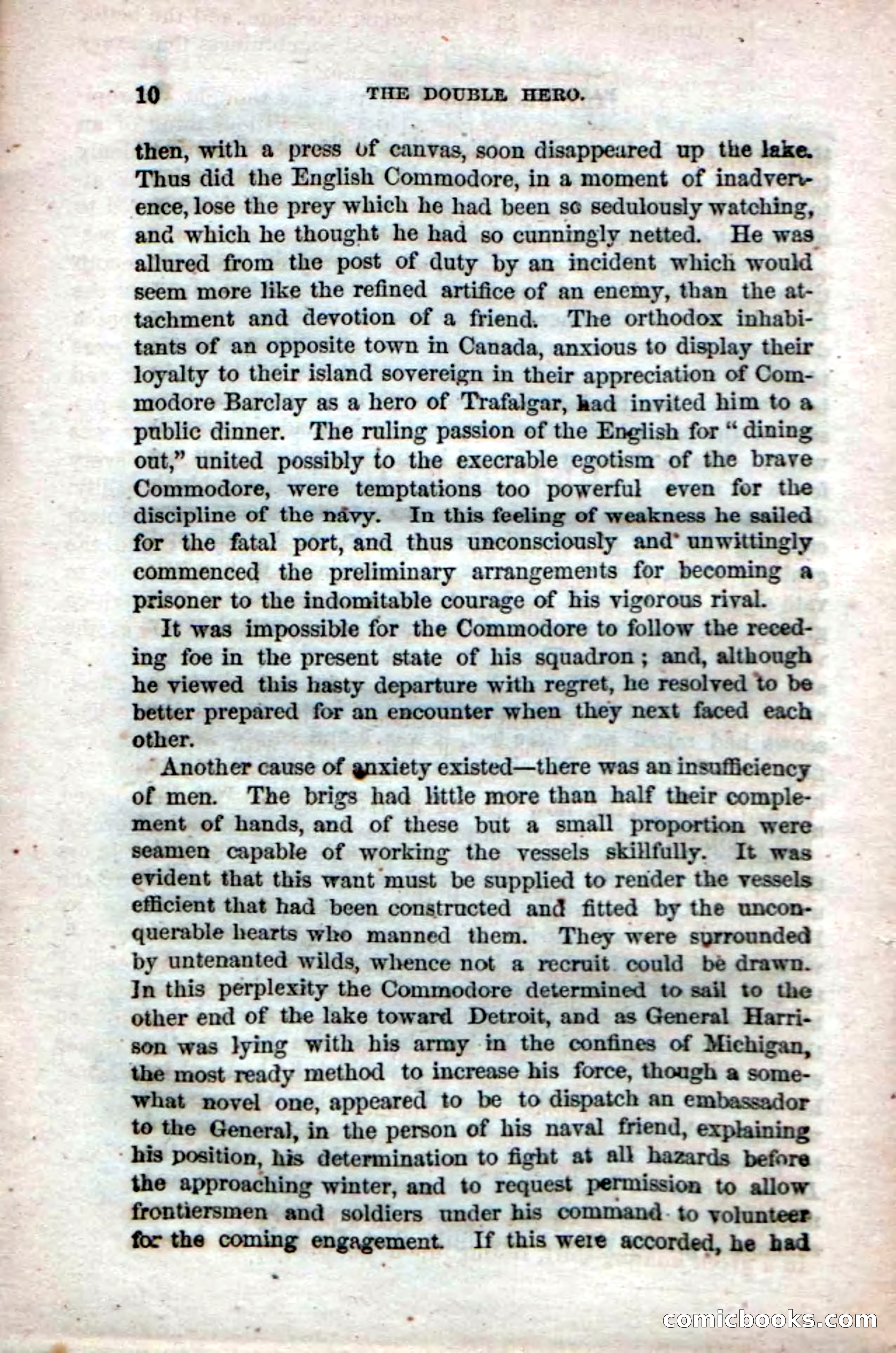 The Double Hero: A Tale of Sea and Land, During the War of 1812 — page 12 of 108