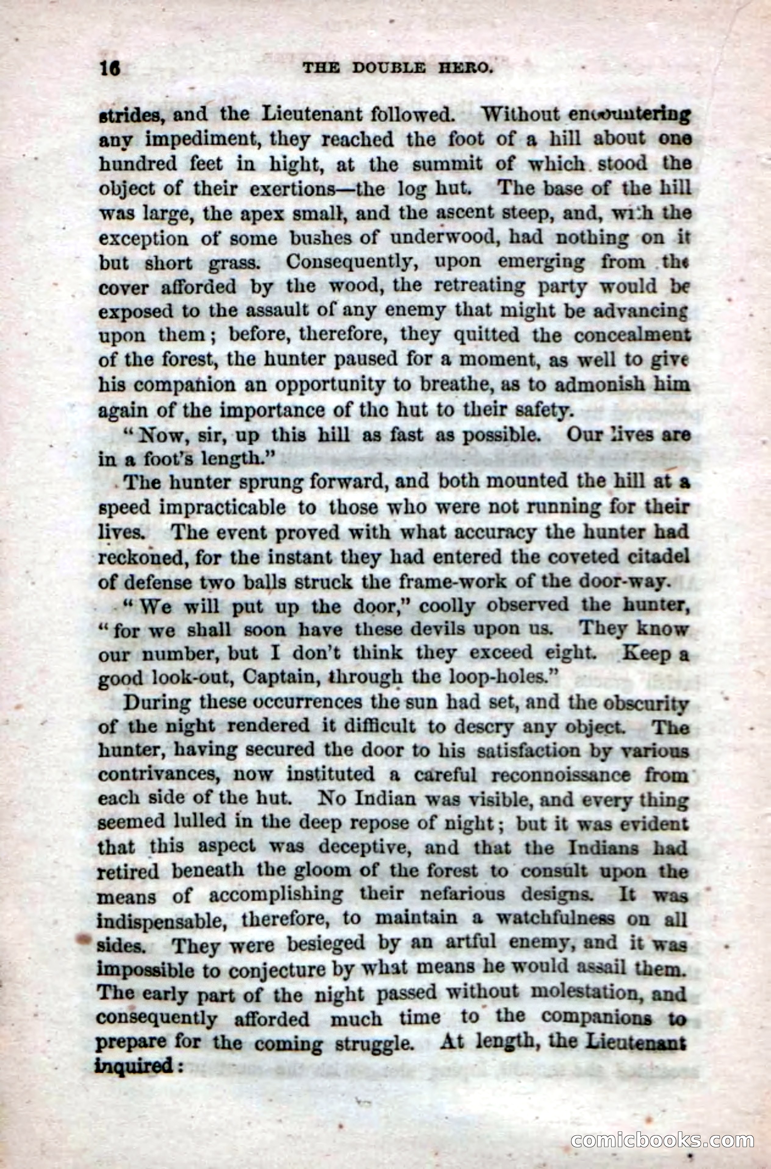 The Double Hero: A Tale of Sea and Land, During the War of 1812 — page 18 of 108