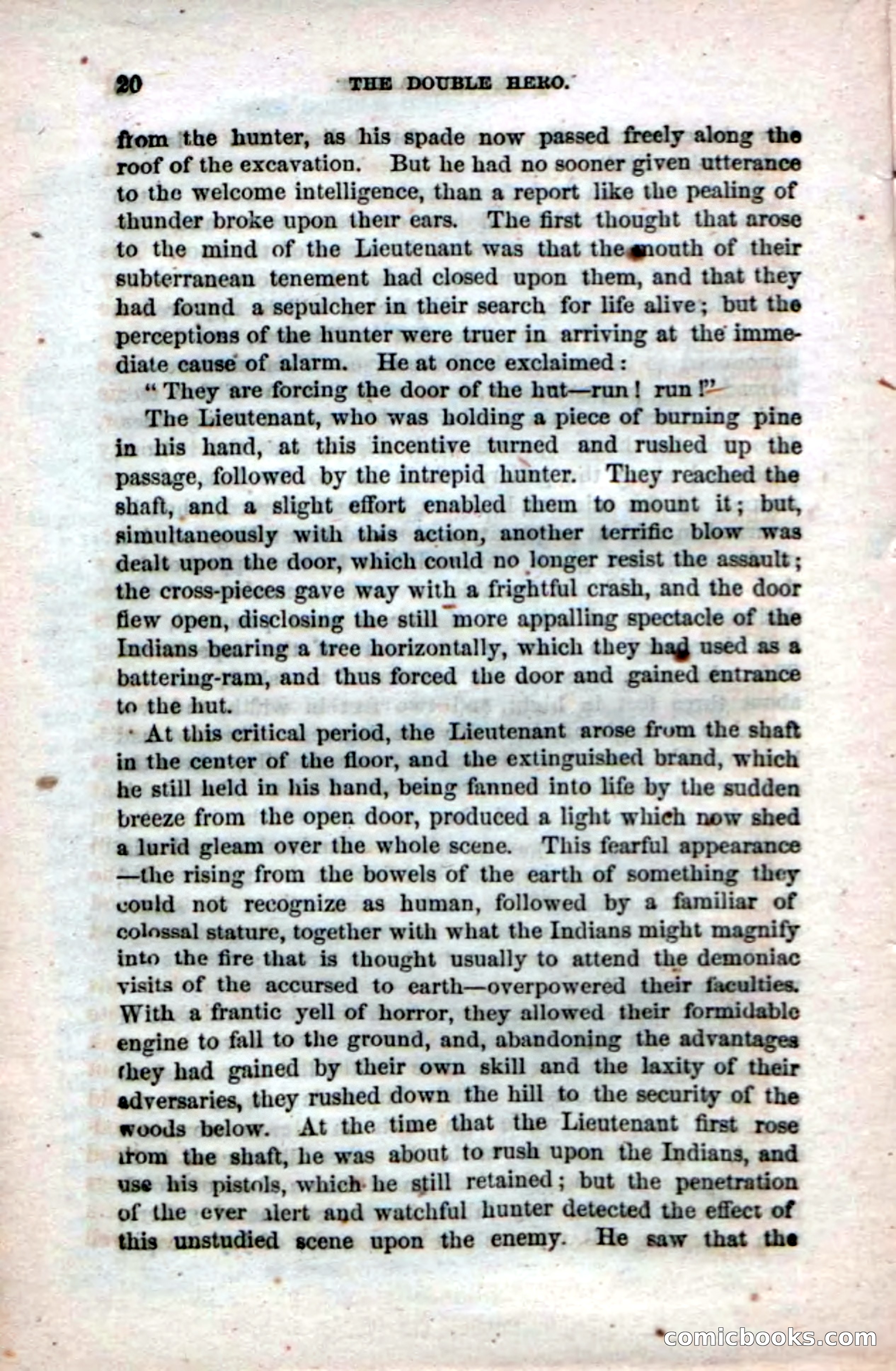 The Double Hero: A Tale of Sea and Land, During the War of 1812 — page 22 of 108