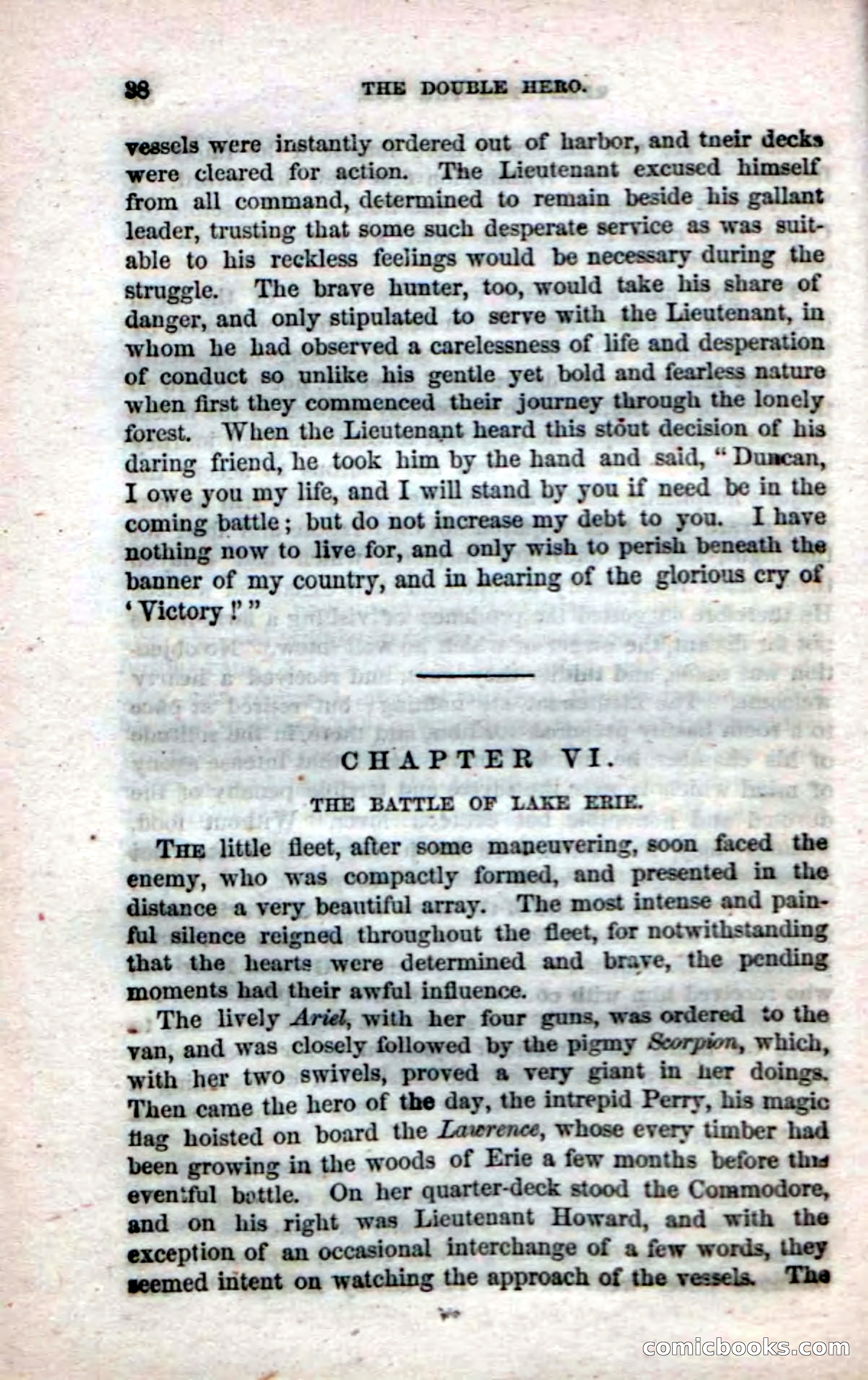 The Double Hero: A Tale of Sea and Land, During the War of 1812 — page 40 of 108