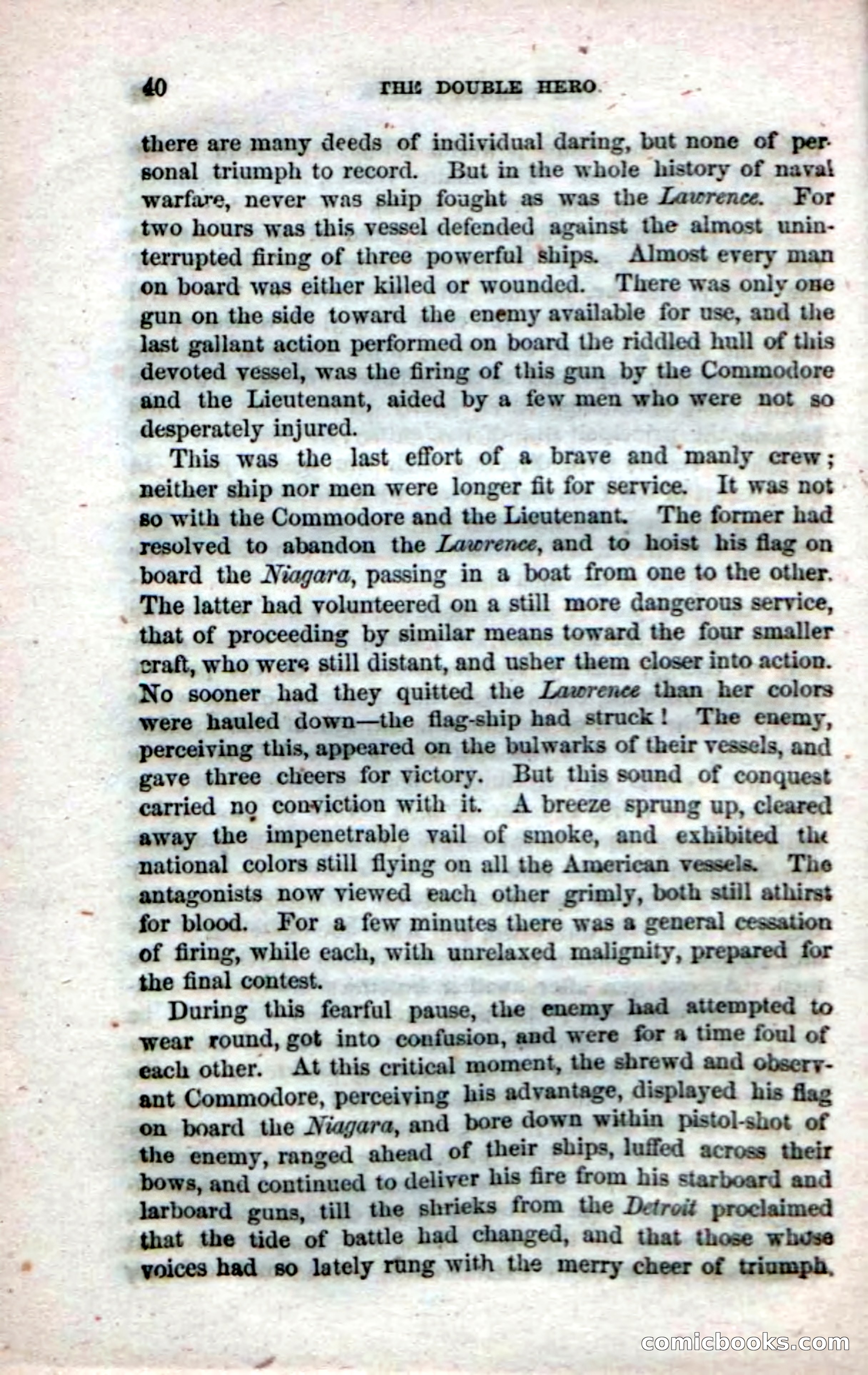 The Double Hero: A Tale of Sea and Land, During the War of 1812 — page 42 of 108