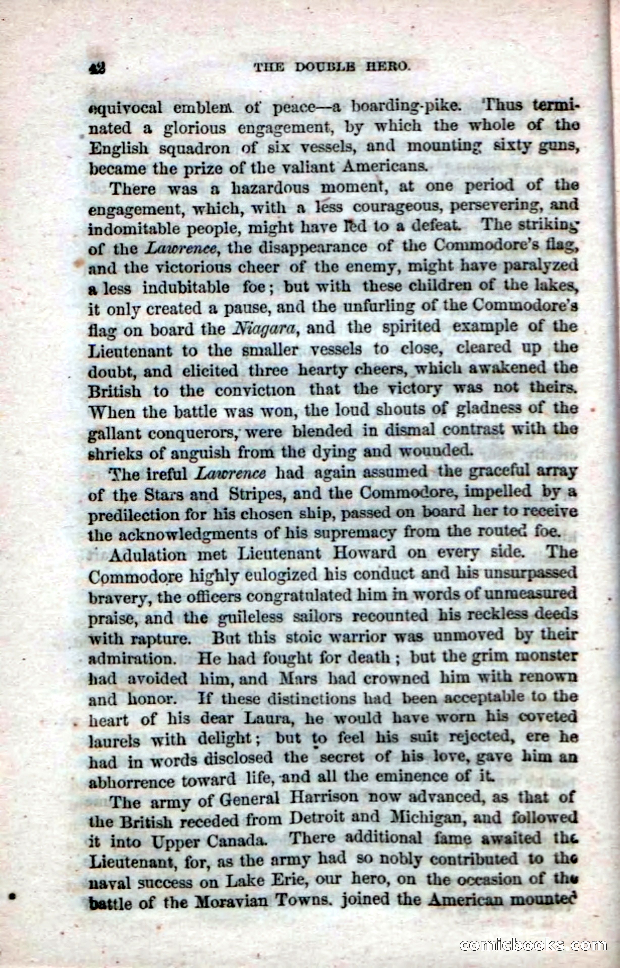 The Double Hero: A Tale of Sea and Land, During the War of 1812 — page 44 of 108