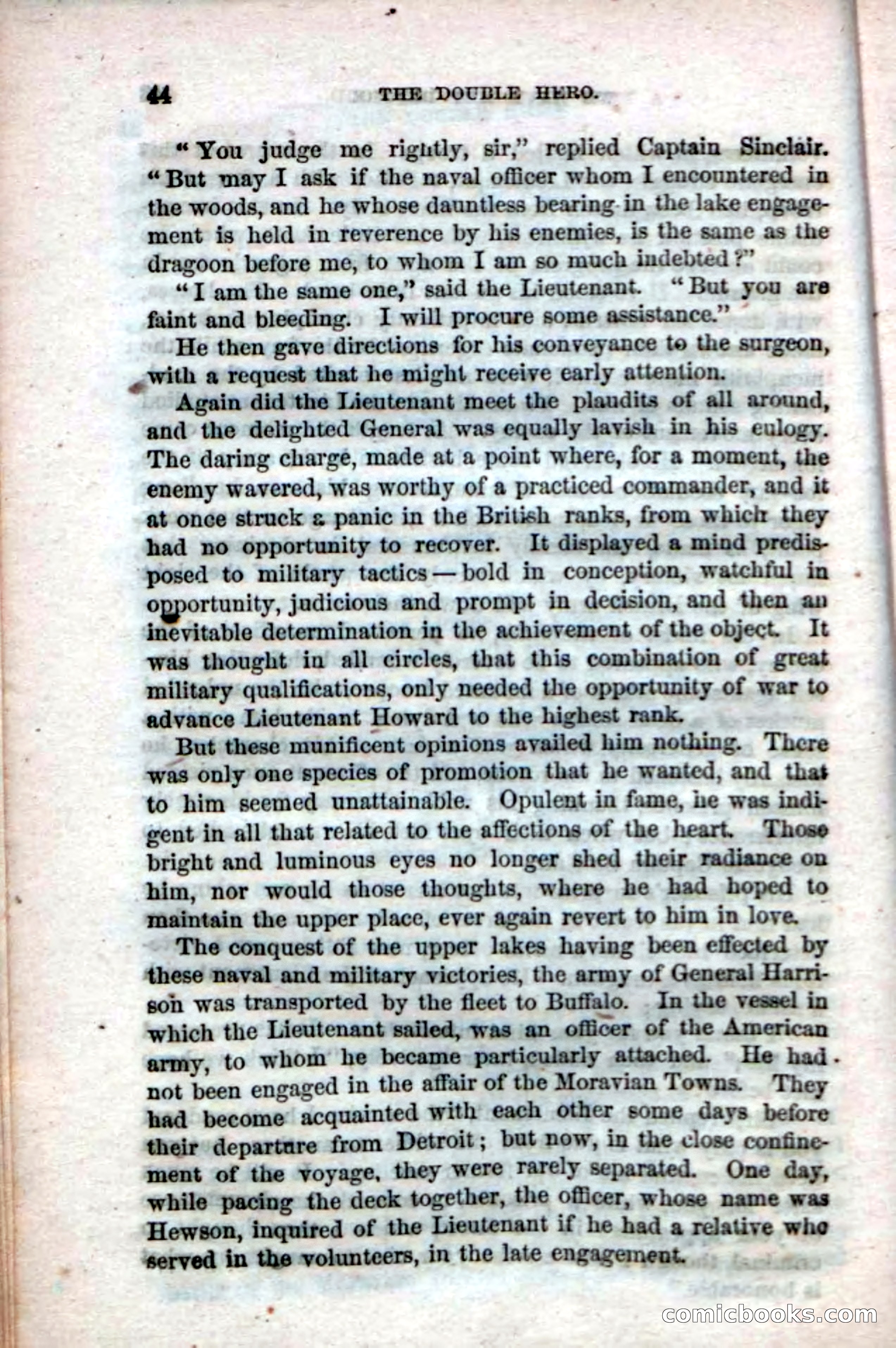The Double Hero: A Tale of Sea and Land, During the War of 1812 — page 46 of 108