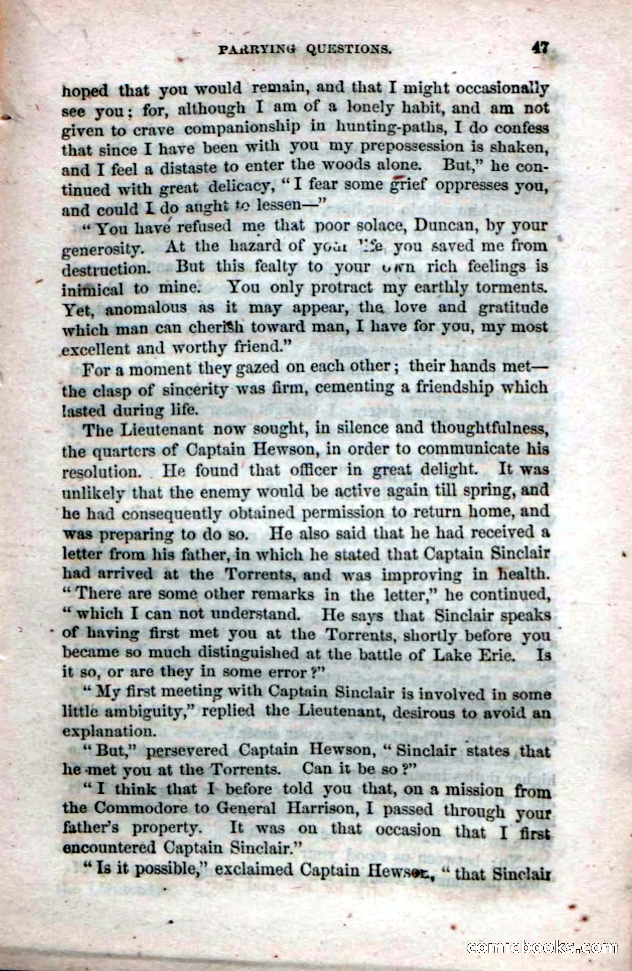The Double Hero: A Tale of Sea and Land, During the War of 1812 — page 49 of 108