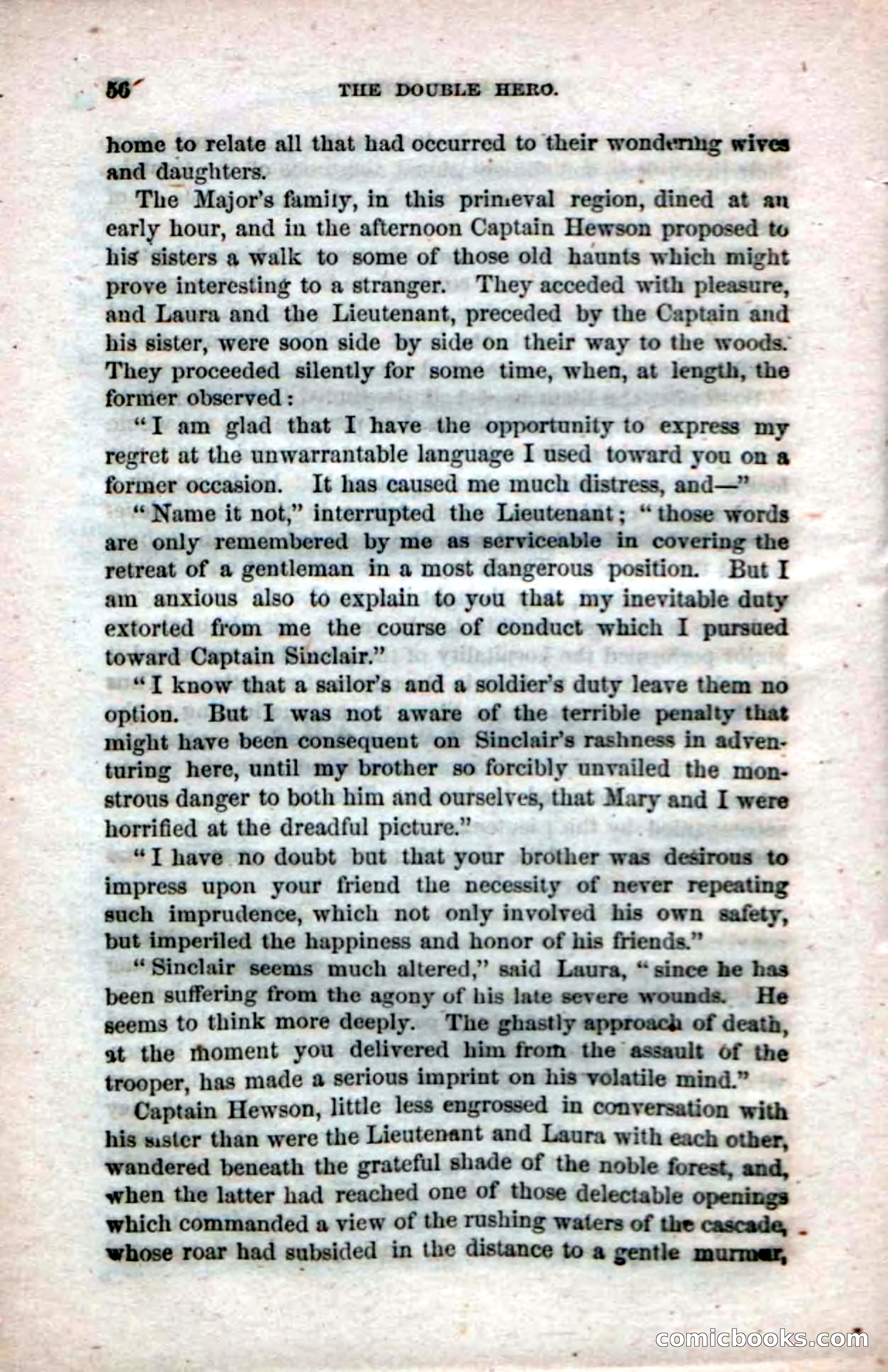 The Double Hero: A Tale of Sea and Land, During the War of 1812 — page 58 of 108