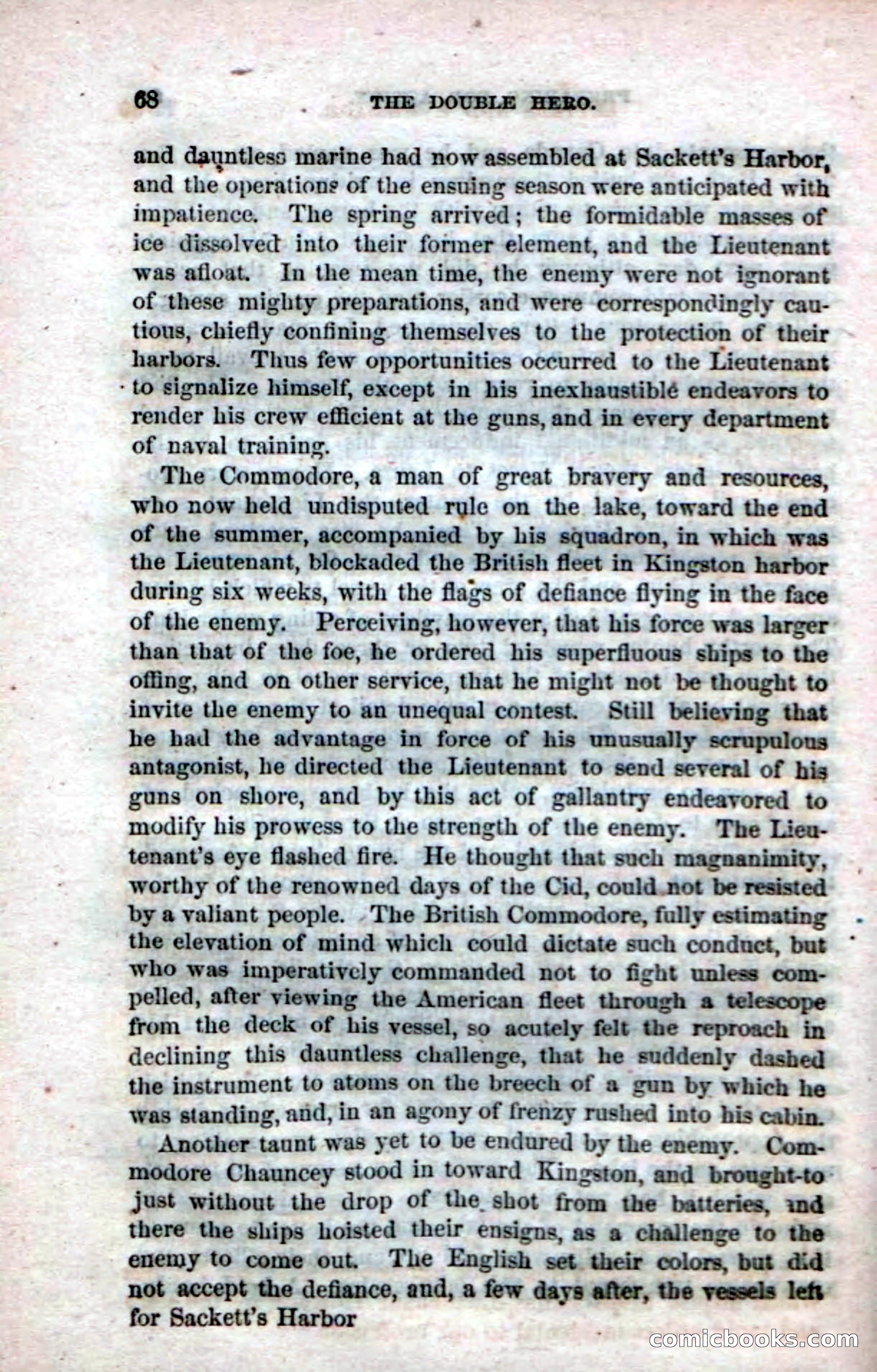 The Double Hero: A Tale of Sea and Land, During the War of 1812 — page 70 of 108