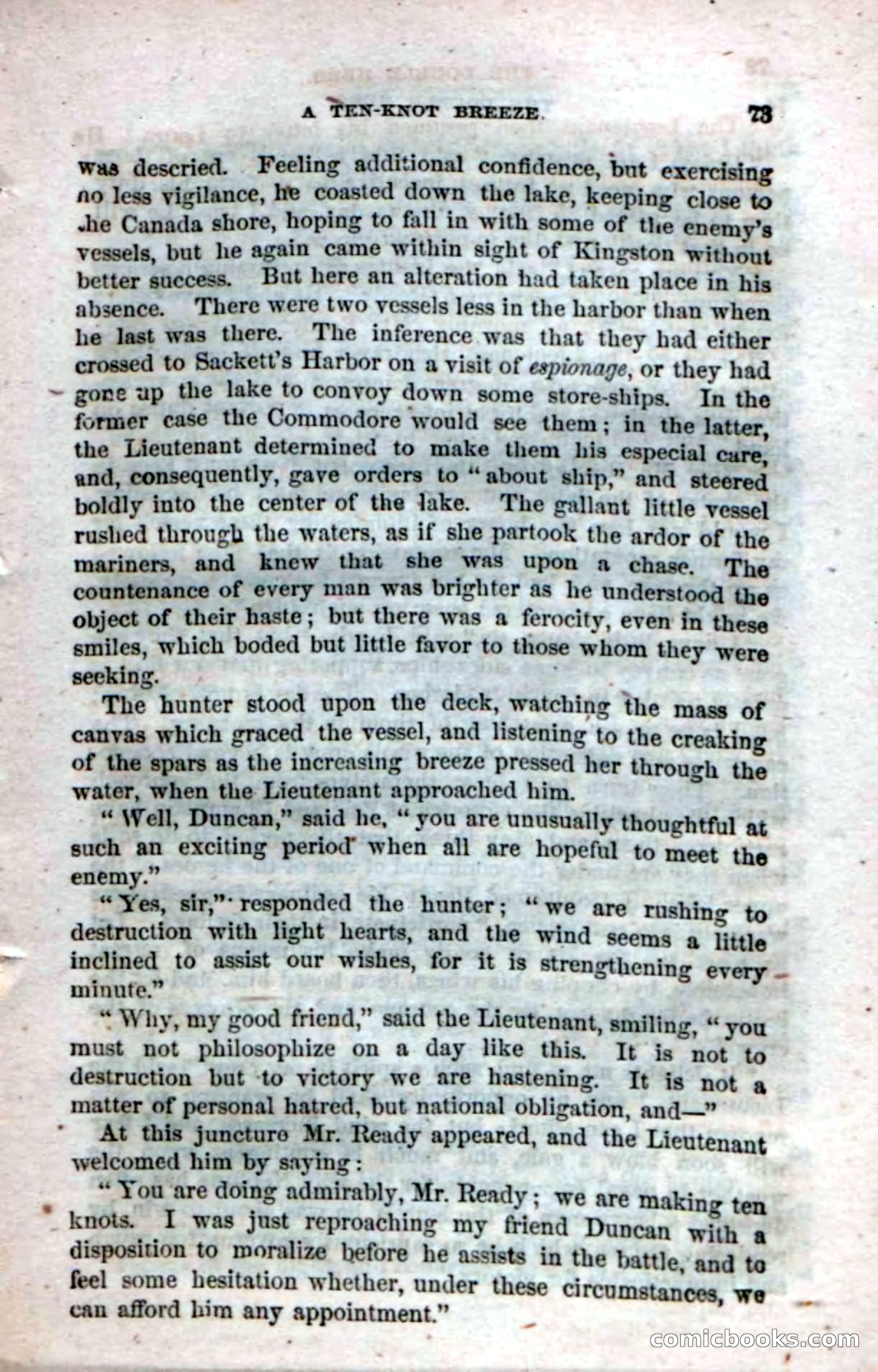 The Double Hero: A Tale of Sea and Land, During the War of 1812 — page 75 of 108