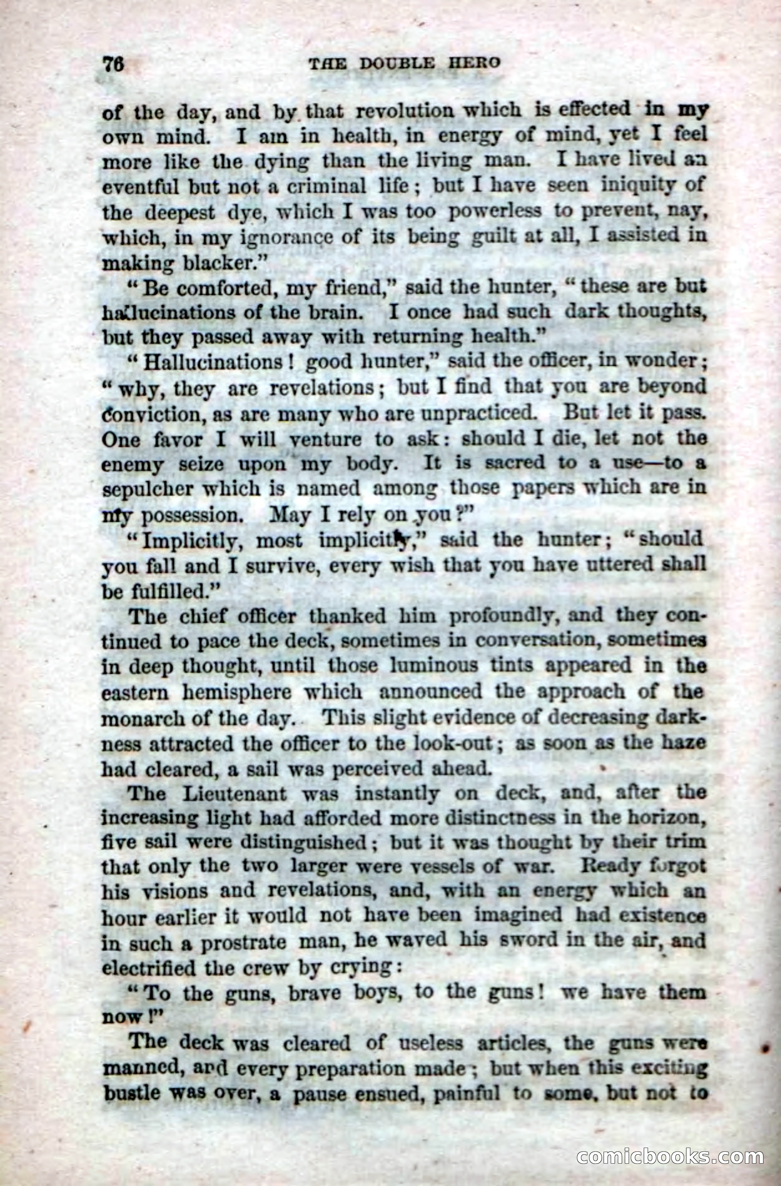 The Double Hero: A Tale of Sea and Land, During the War of 1812 — page 78 of 108