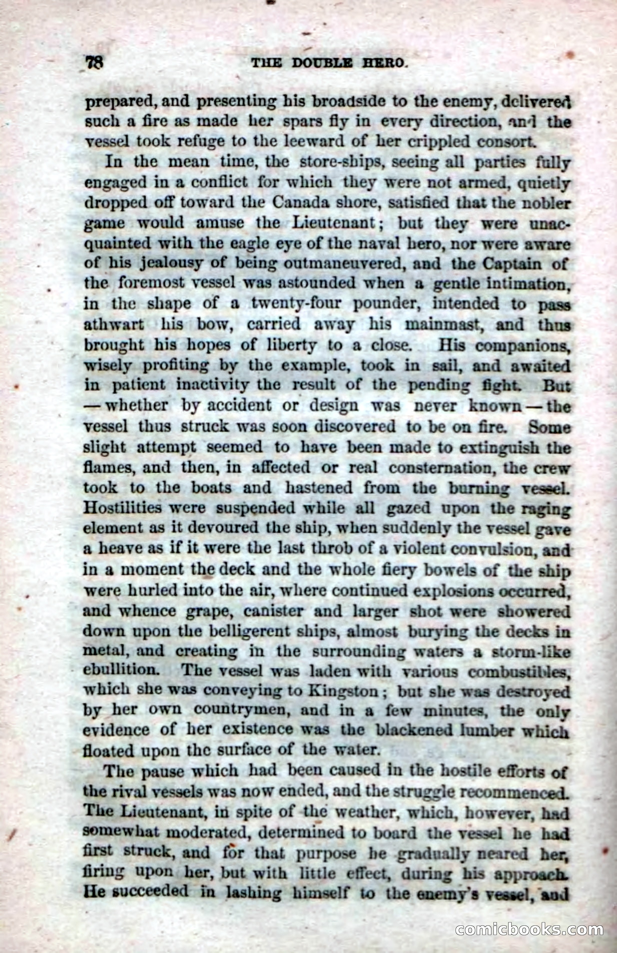 The Double Hero: A Tale of Sea and Land, During the War of 1812 — page 80 of 108