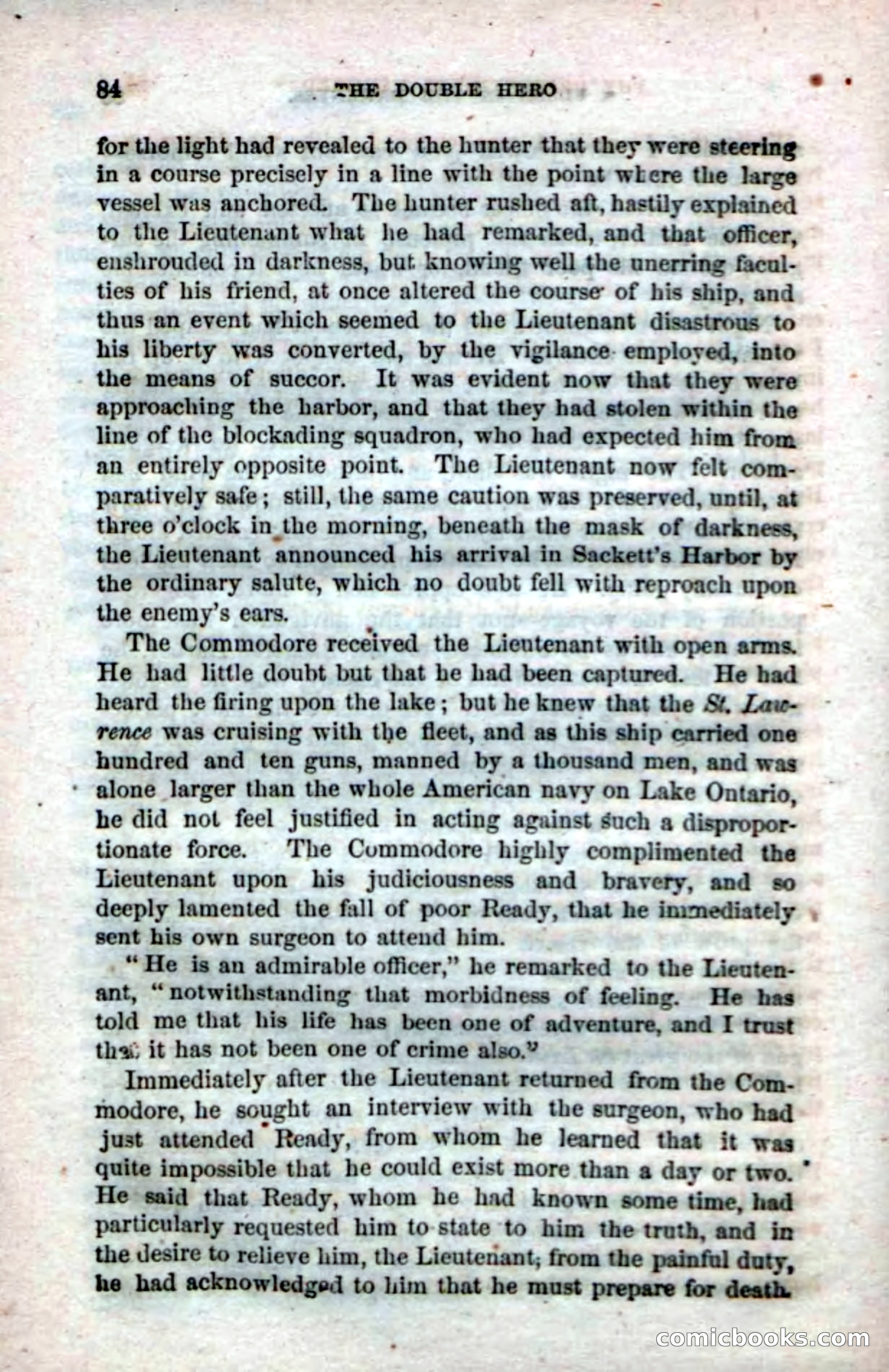 The Double Hero: A Tale of Sea and Land, During the War of 1812 — page 86 of 108