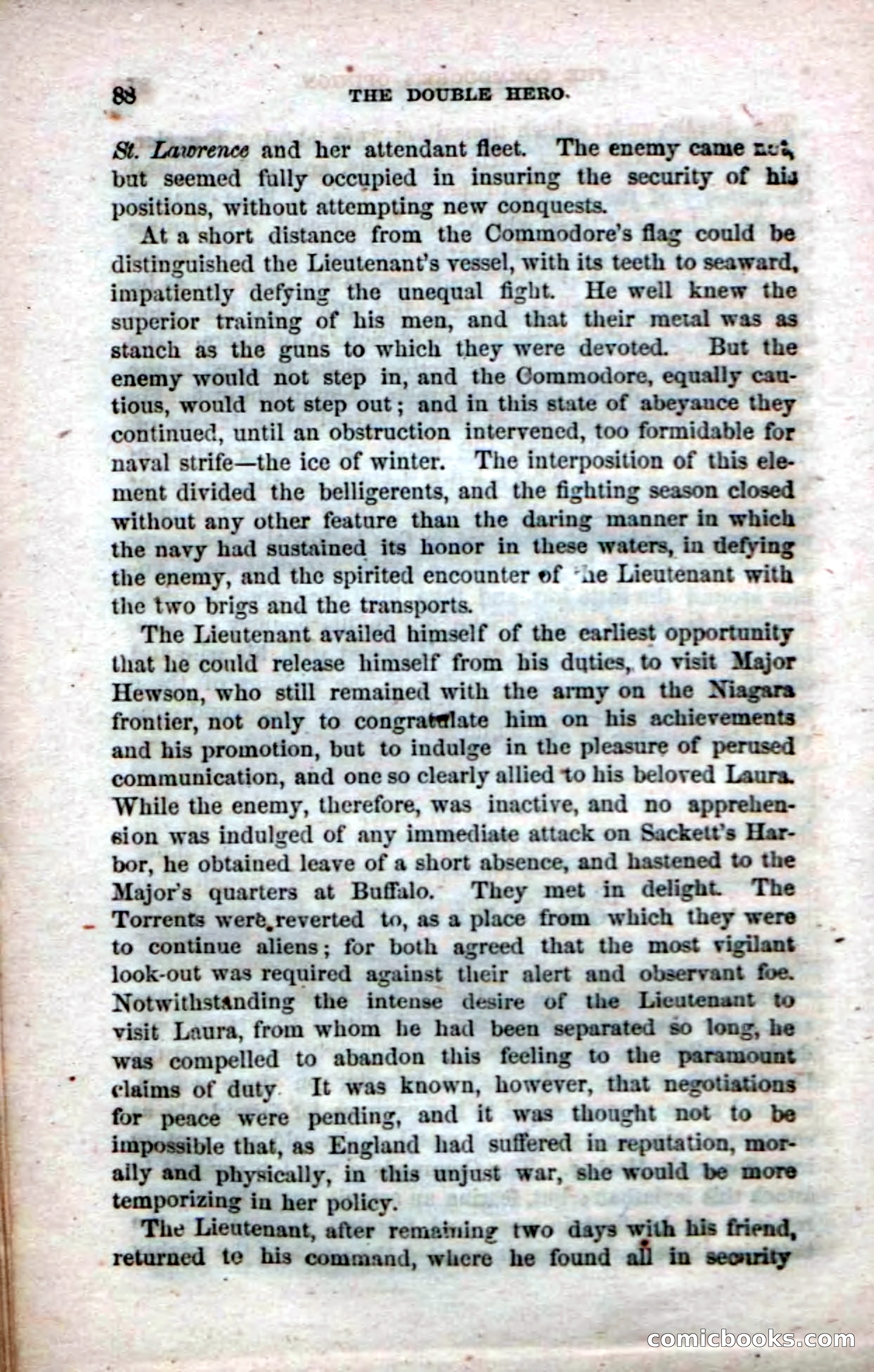 The Double Hero: A Tale of Sea and Land, During the War of 1812 — page 90 of 108