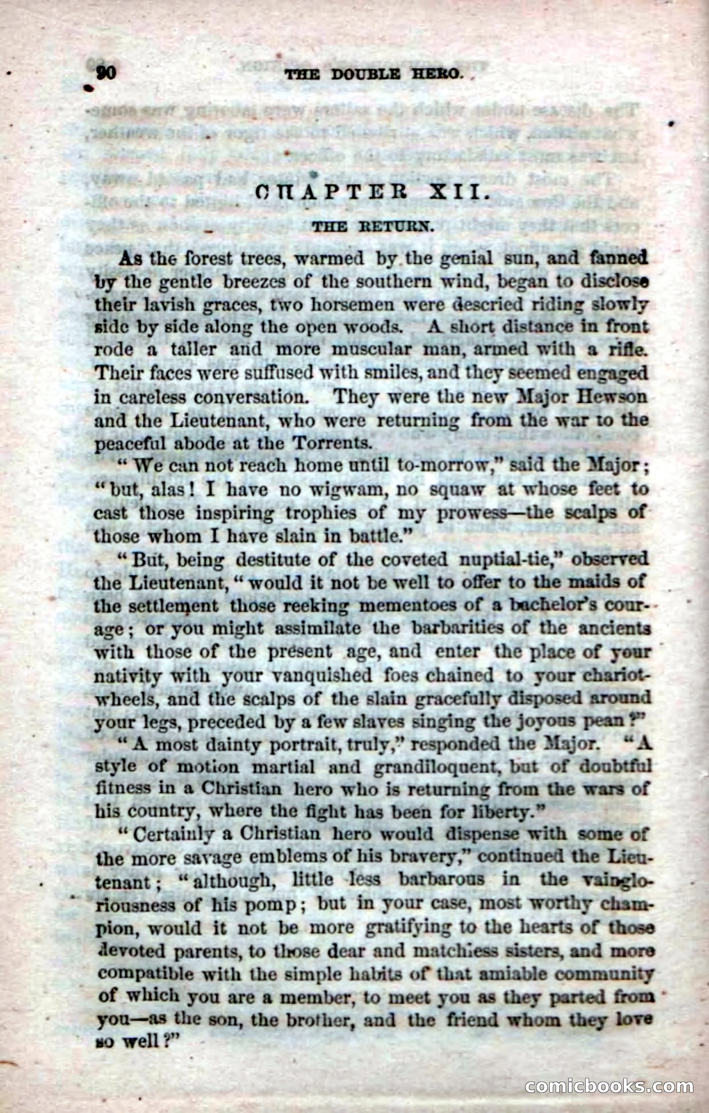 The Double Hero: A Tale of Sea and Land, During the War of 1812 — page 92 of 108