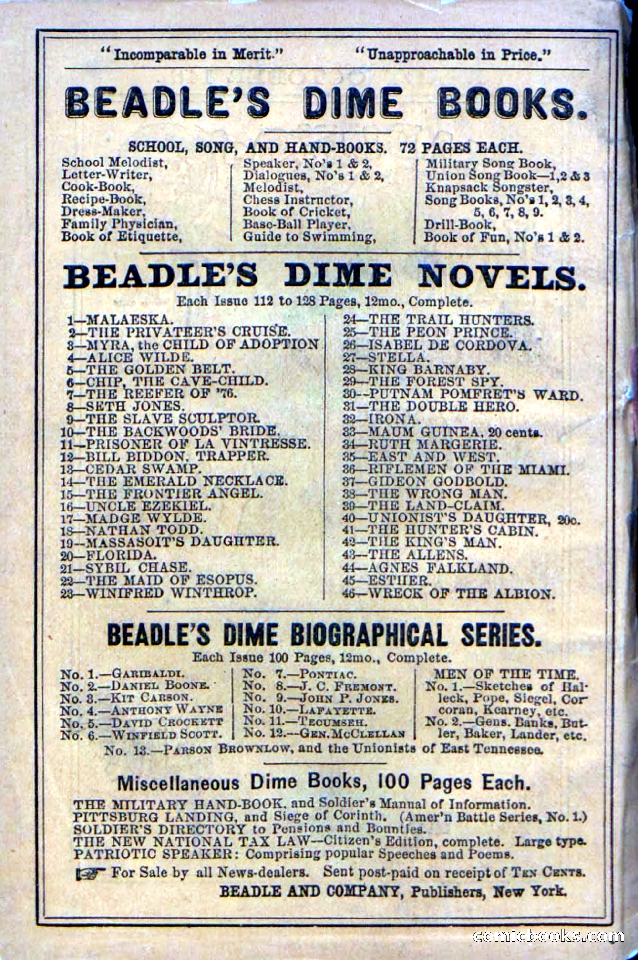 The Double Hero: A Tale of Sea and Land, During the War of 1812 — page 108 of 108