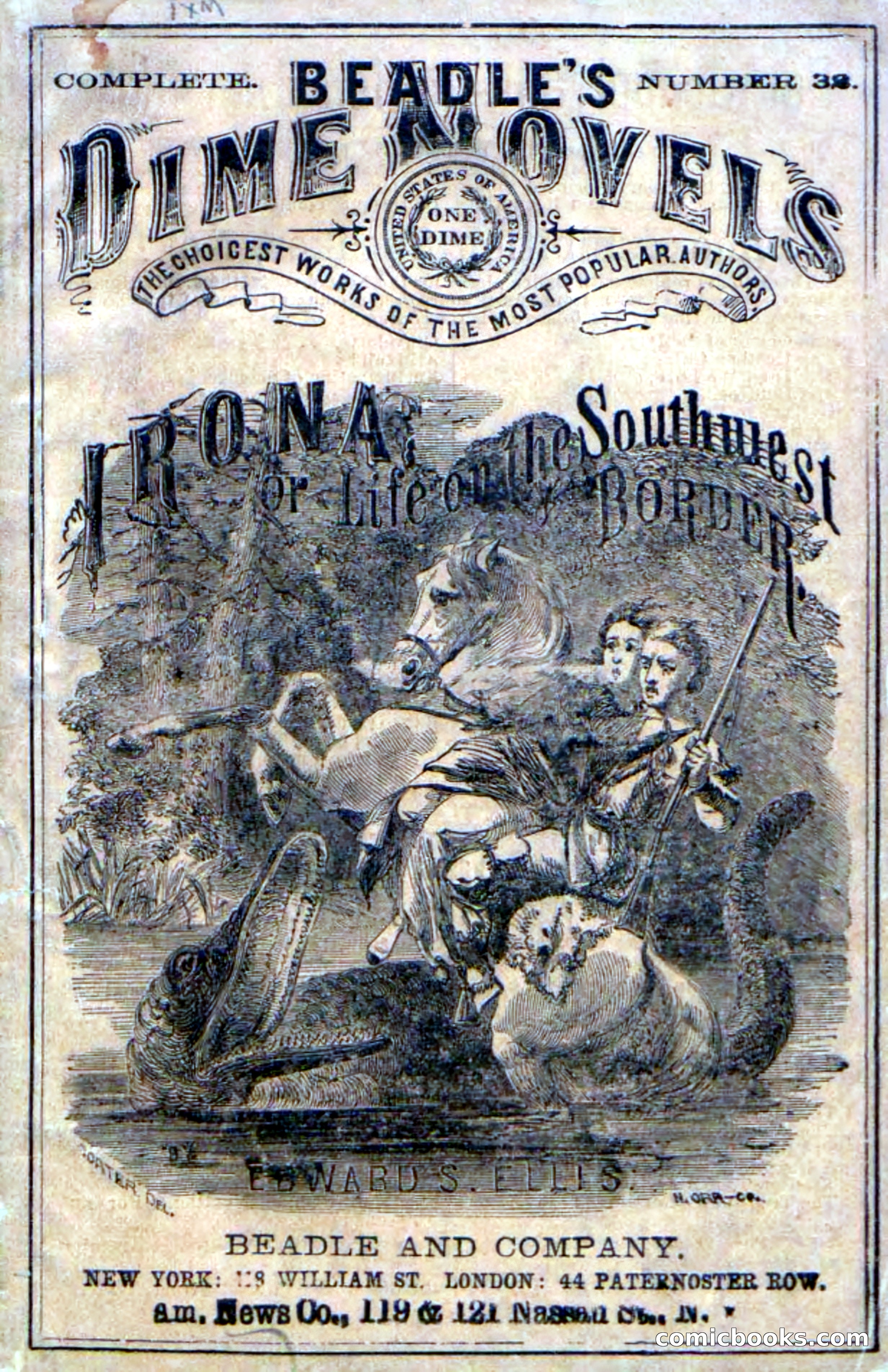 Beadle's Dime Novels No. 32 — page 1 of 100