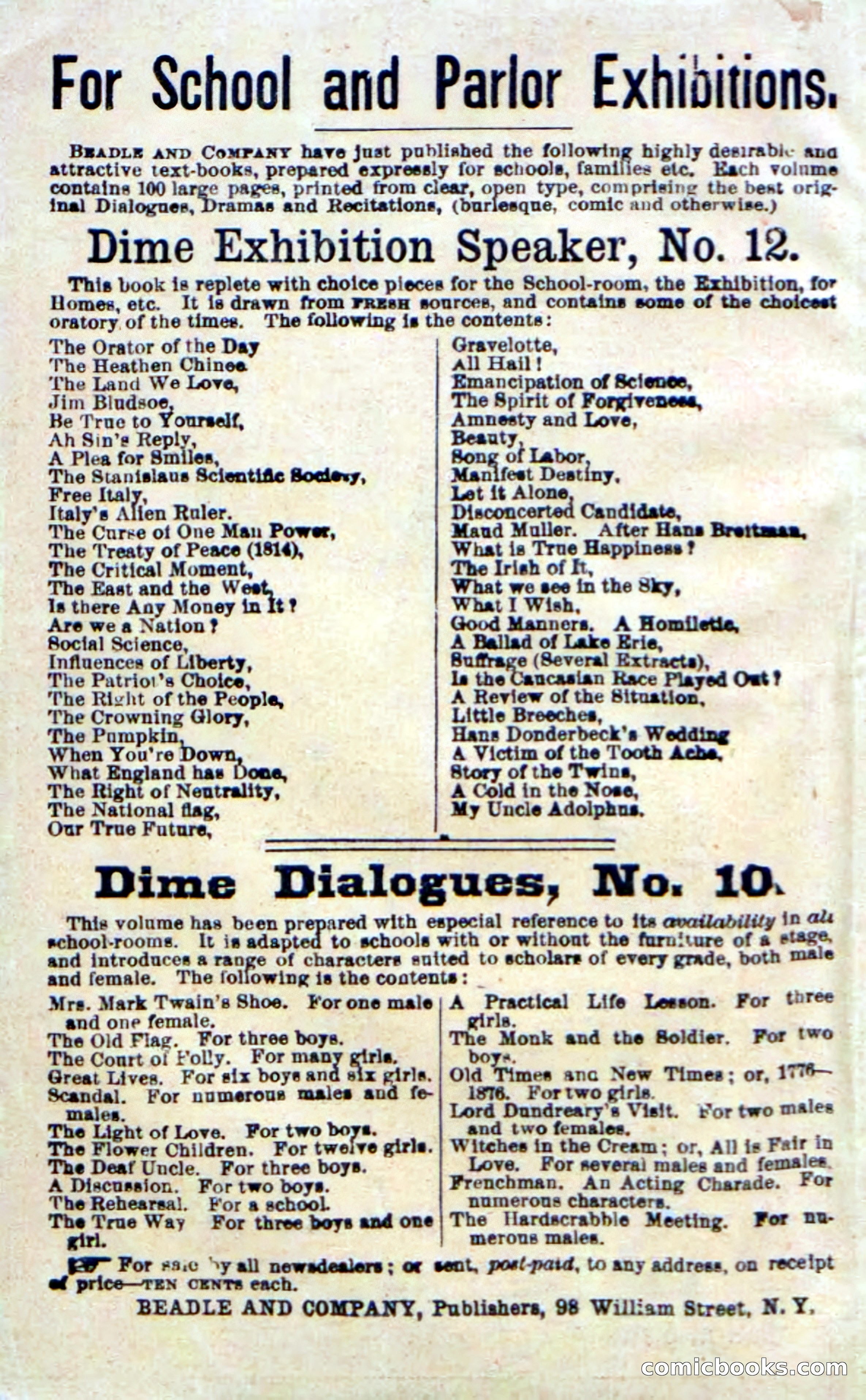 Beadle's Dime Novels No. 32 — page 2 of 100