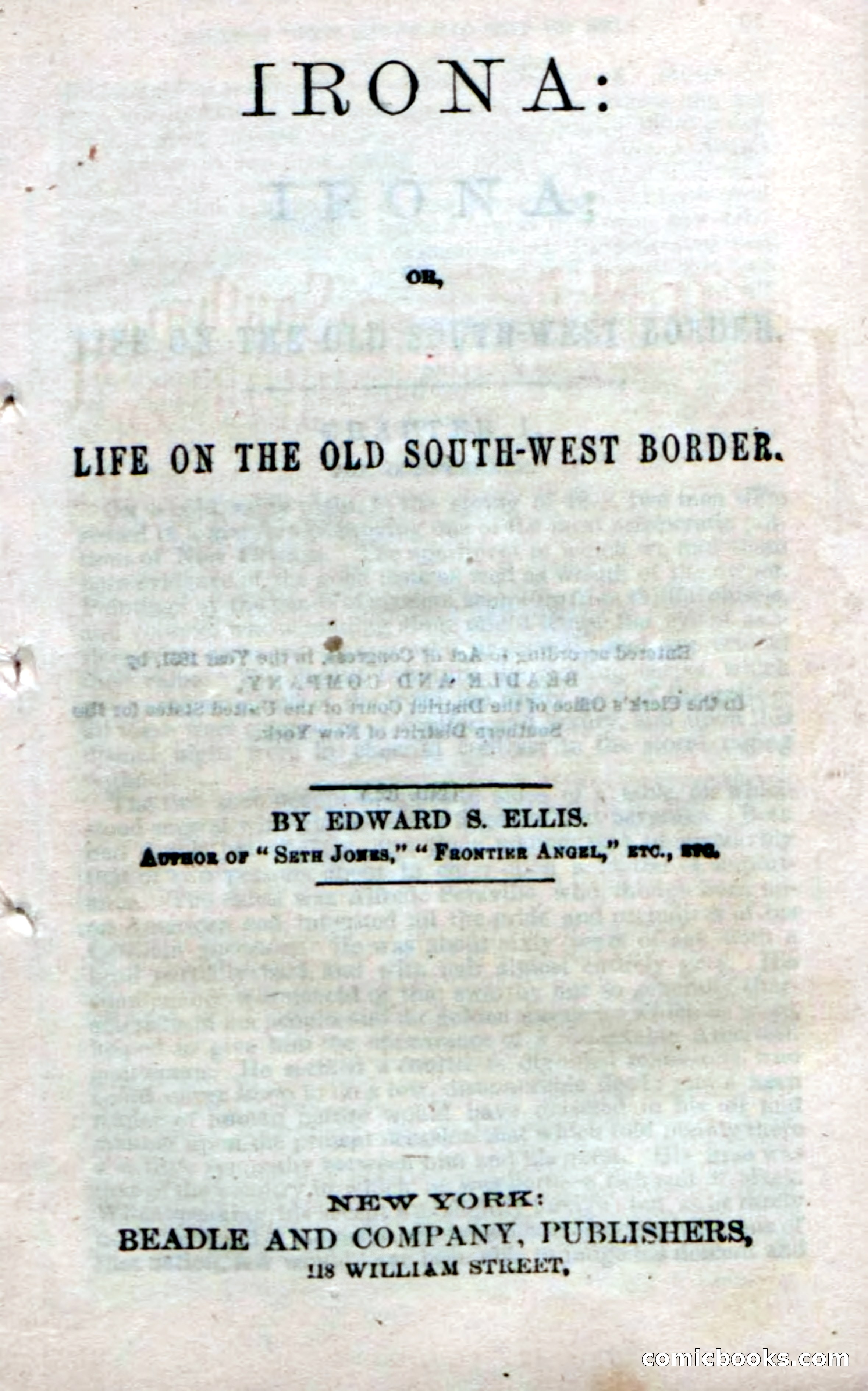 Beadle's Dime Novels No. 32 — page 5 of 100