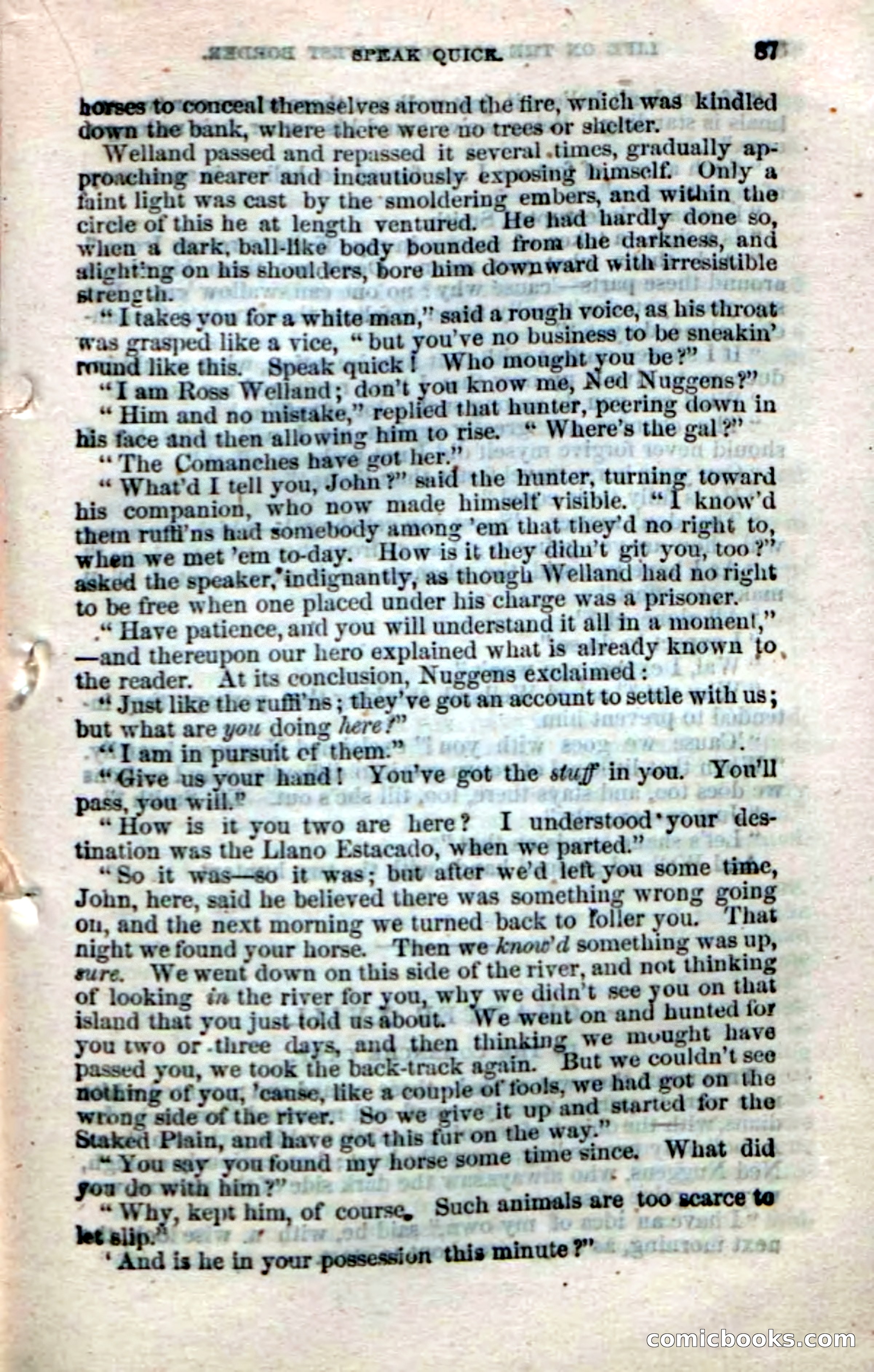 Beadle's Dime Novels No. 32 — page 85 of 100