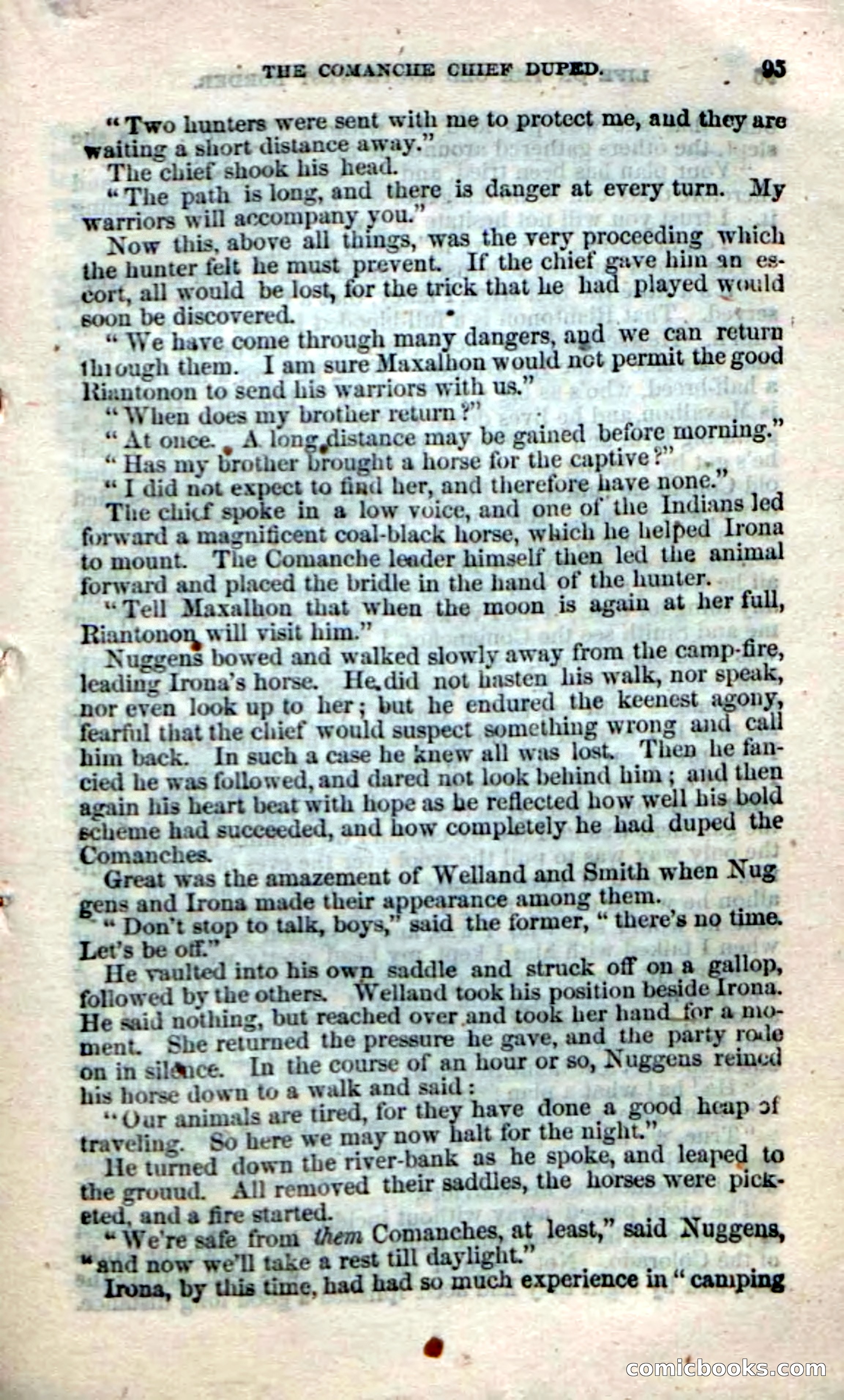 Beadle's Dime Novels No. 32 — page 93 of 100