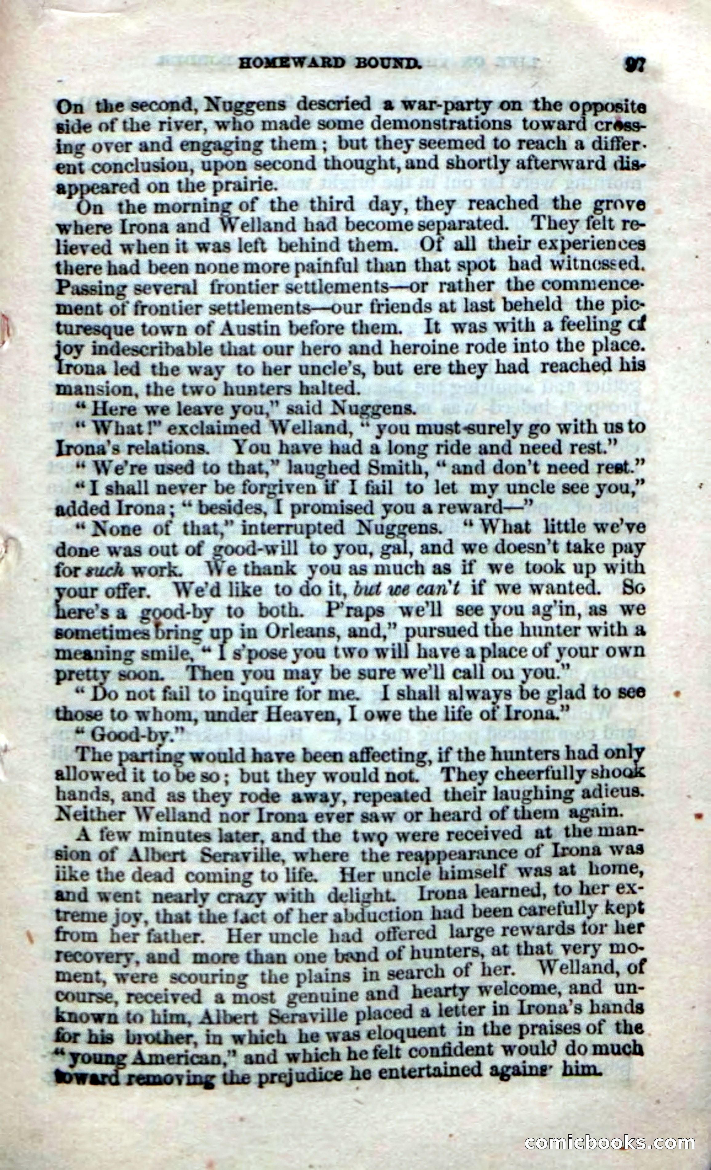 Beadle's Dime Novels No. 32 — page 95 of 100