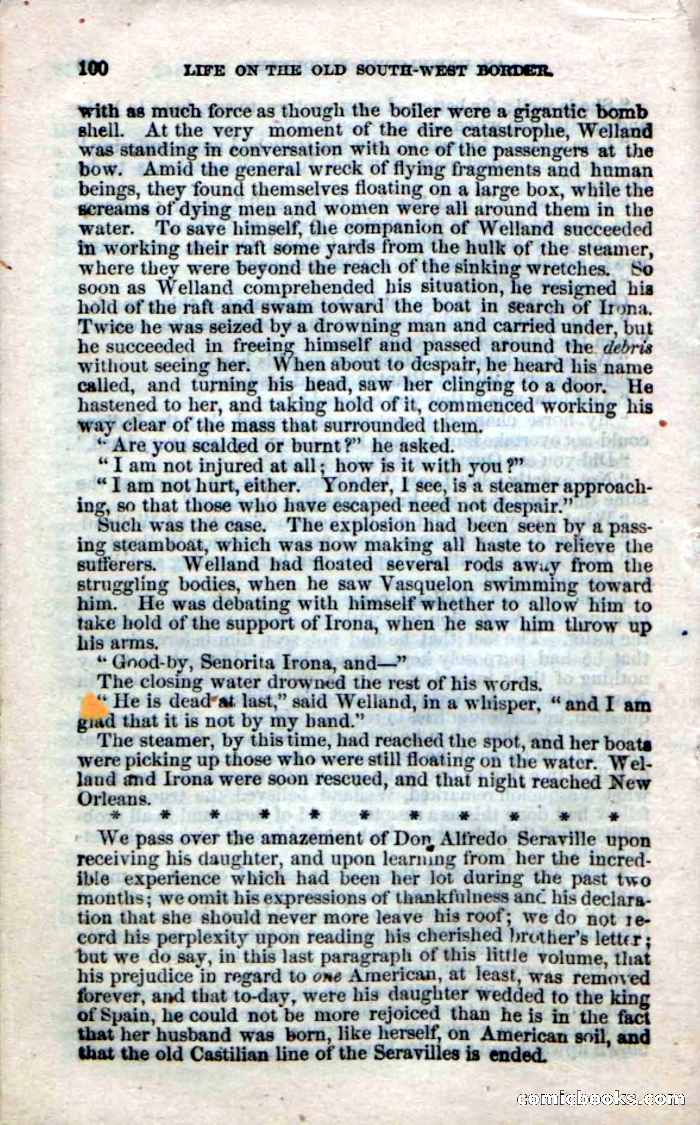 Beadle's Dime Novels No. 32 — page 98 of 100