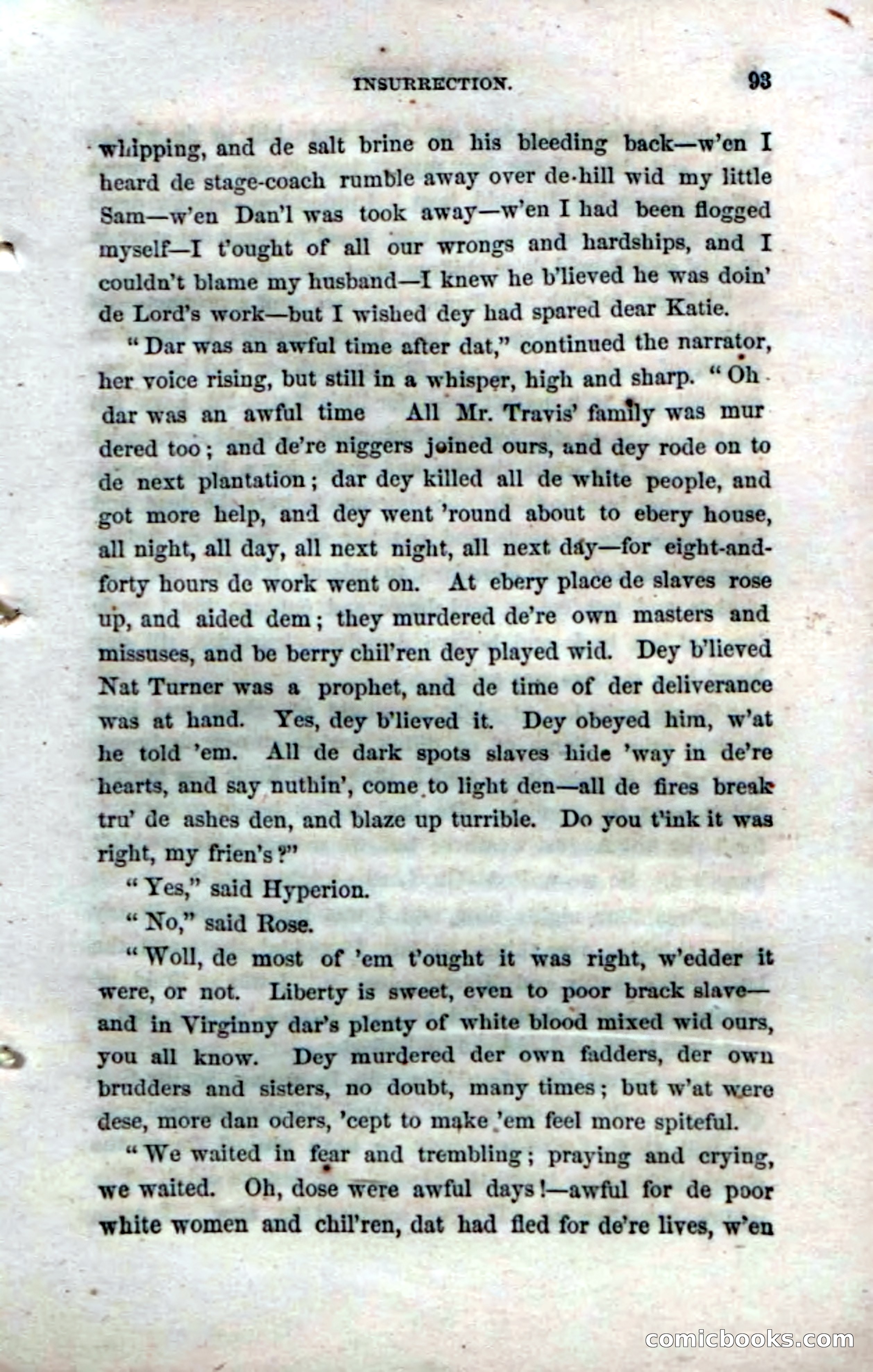 Beadle's Dime Novels No. 33: Maum Guinea and Her Plantation Children — page 101 of 228