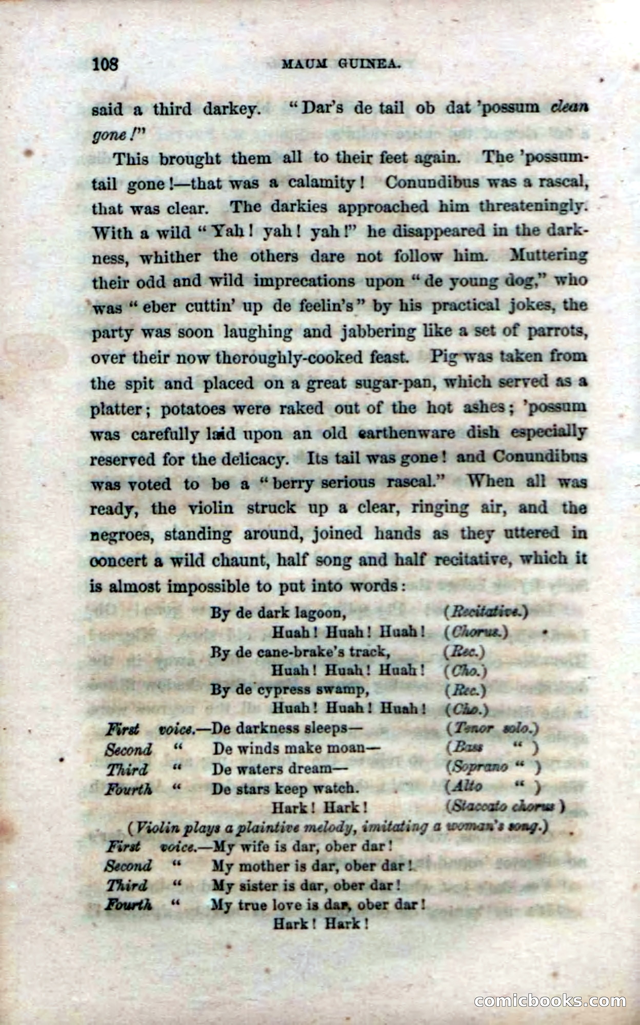 Beadle's Dime Novels No. 33: Maum Guinea and Her Plantation Children — page 116 of 228
