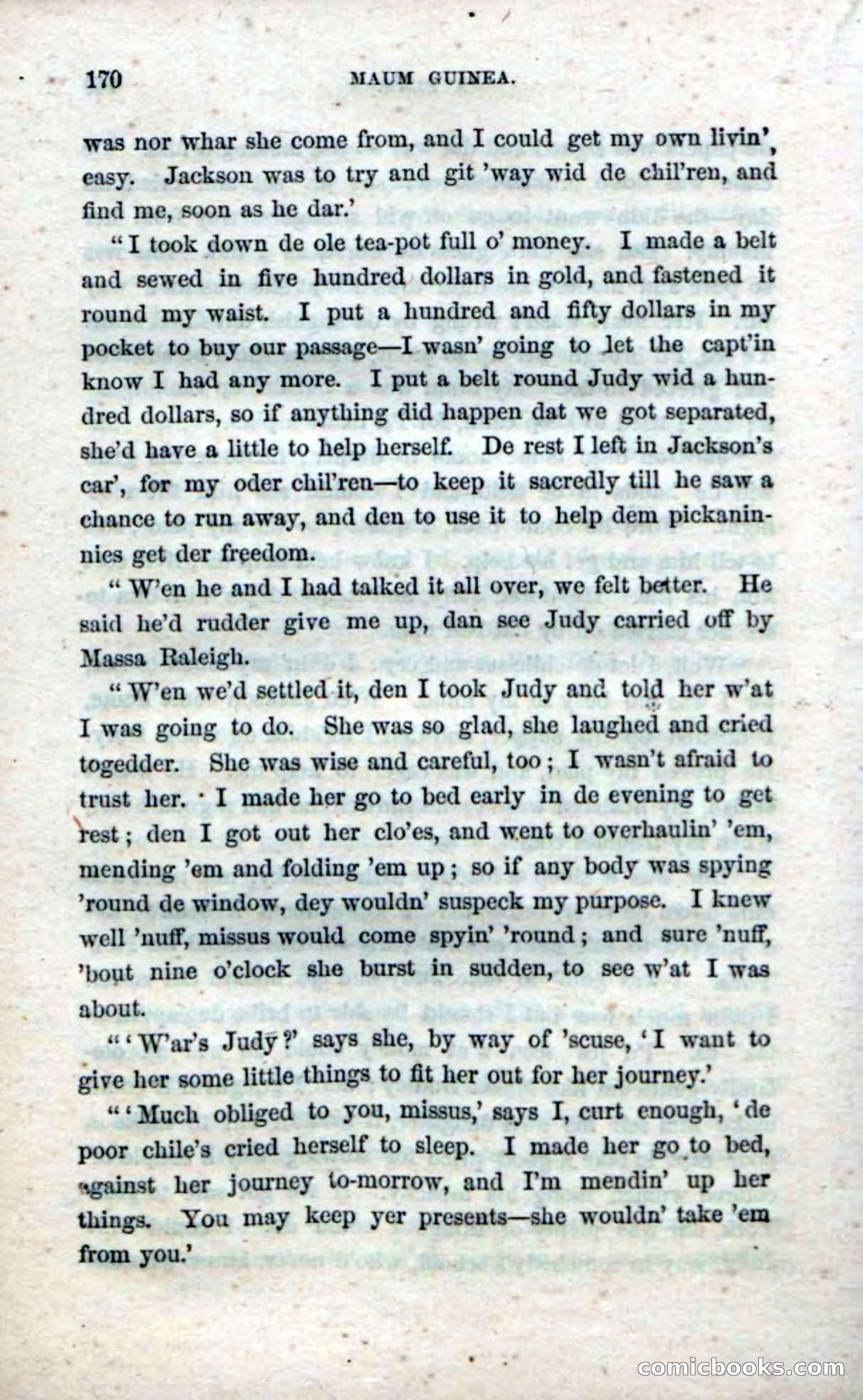 Beadle's Dime Novels No. 33: Maum Guinea and Her Plantation Children — page 180 of 228