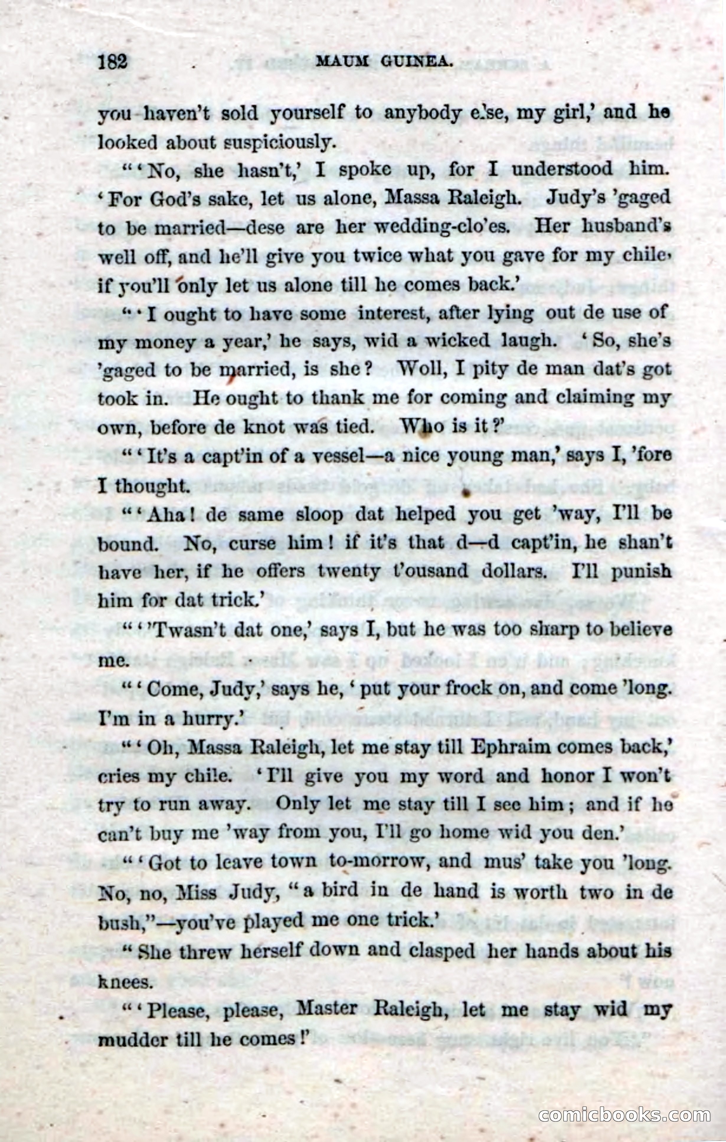 Beadle's Dime Novels No. 33: Maum Guinea and Her Plantation Children — page 192 of 228