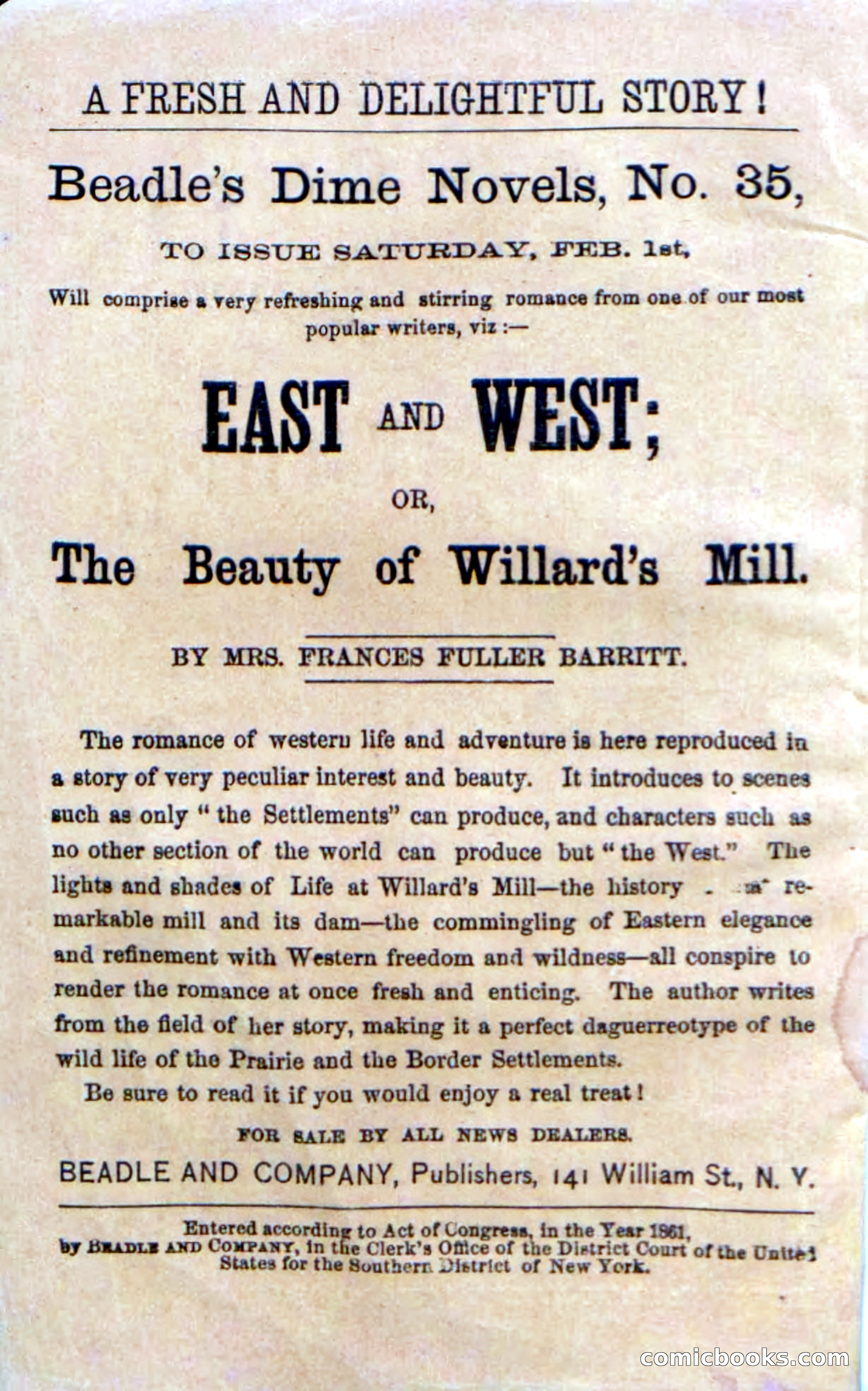 Beadle's Dime Novels, No. 34: Ruth Margerie — page 2 of 113
