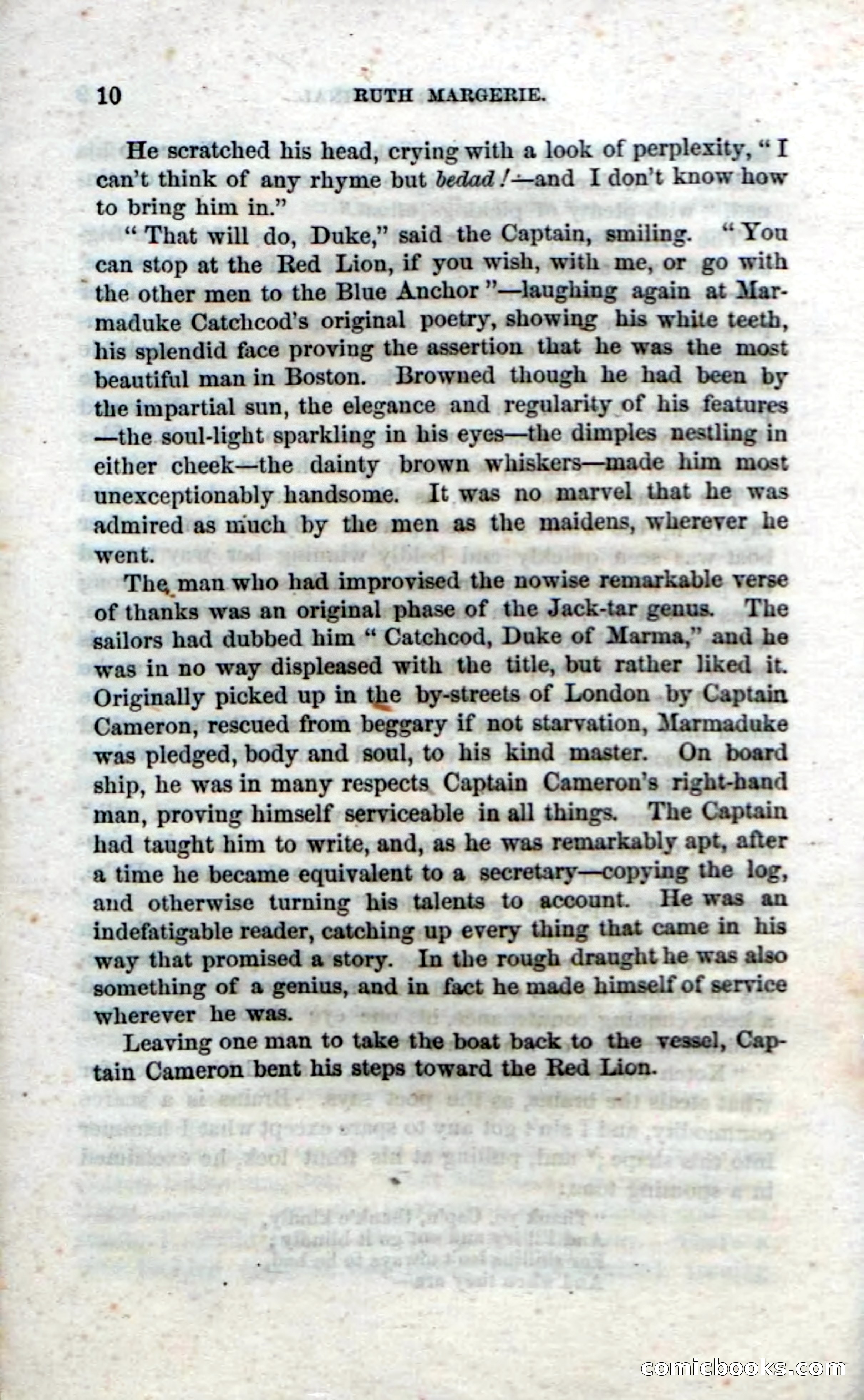 Beadle's Dime Novels, No. 34: Ruth Margerie — page 12 of 113
