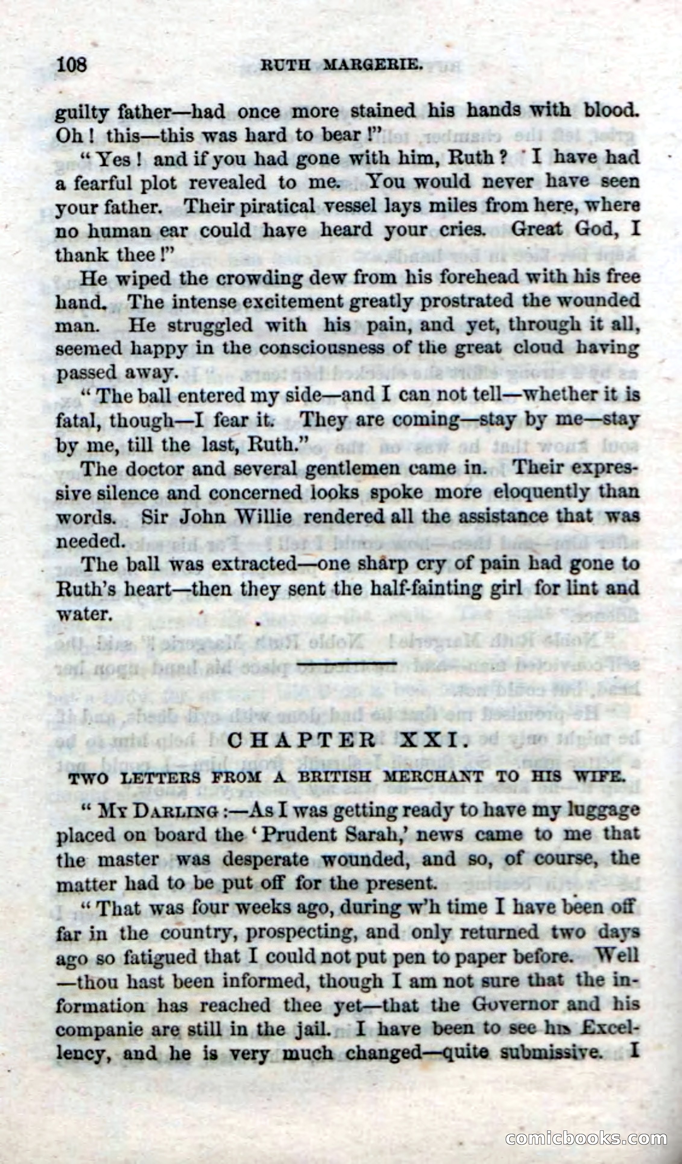 Beadle's Dime Novels, No. 34: Ruth Margerie — page 110 of 113