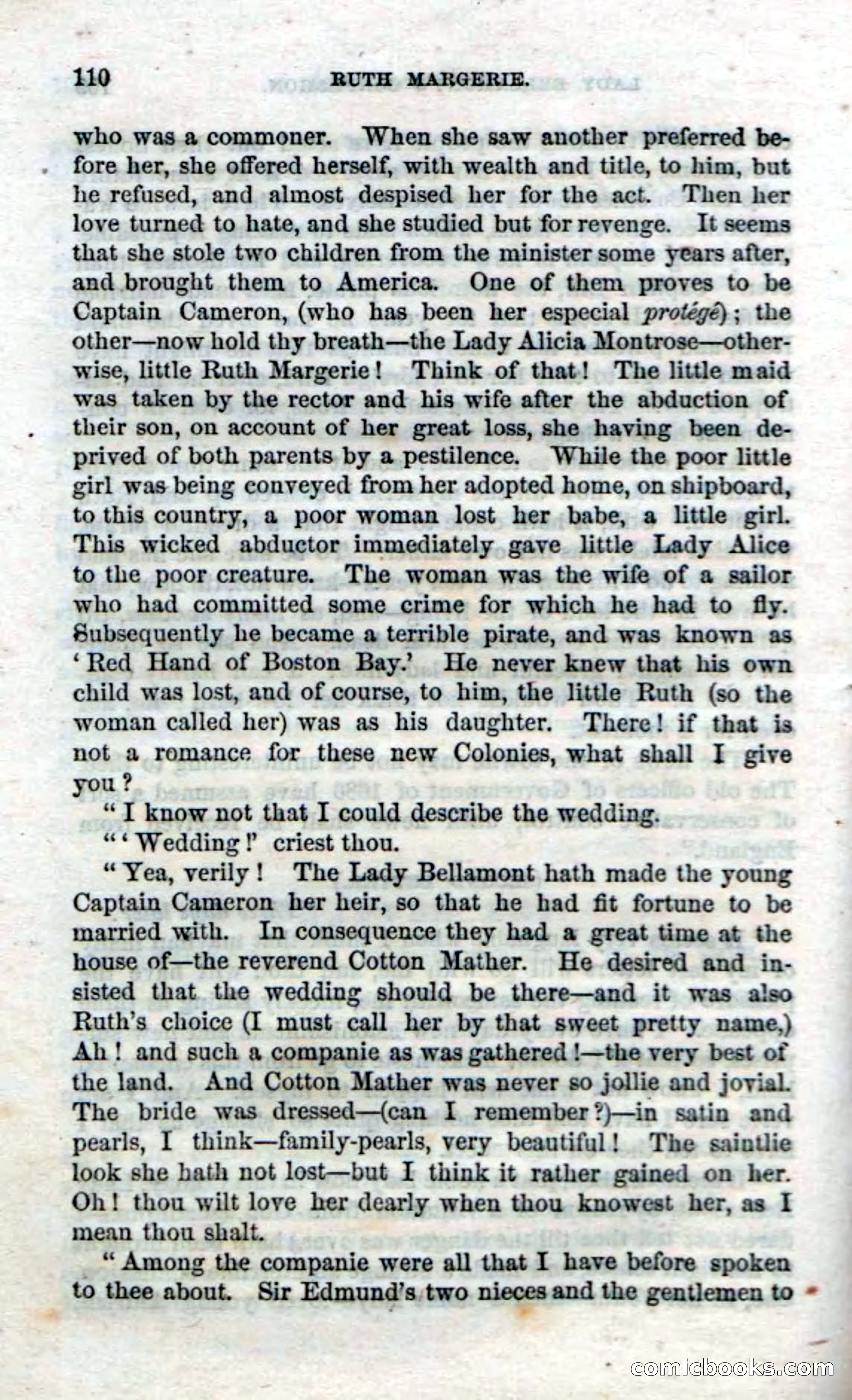 Beadle's Dime Novels, No. 34: Ruth Margerie — page 112 of 113