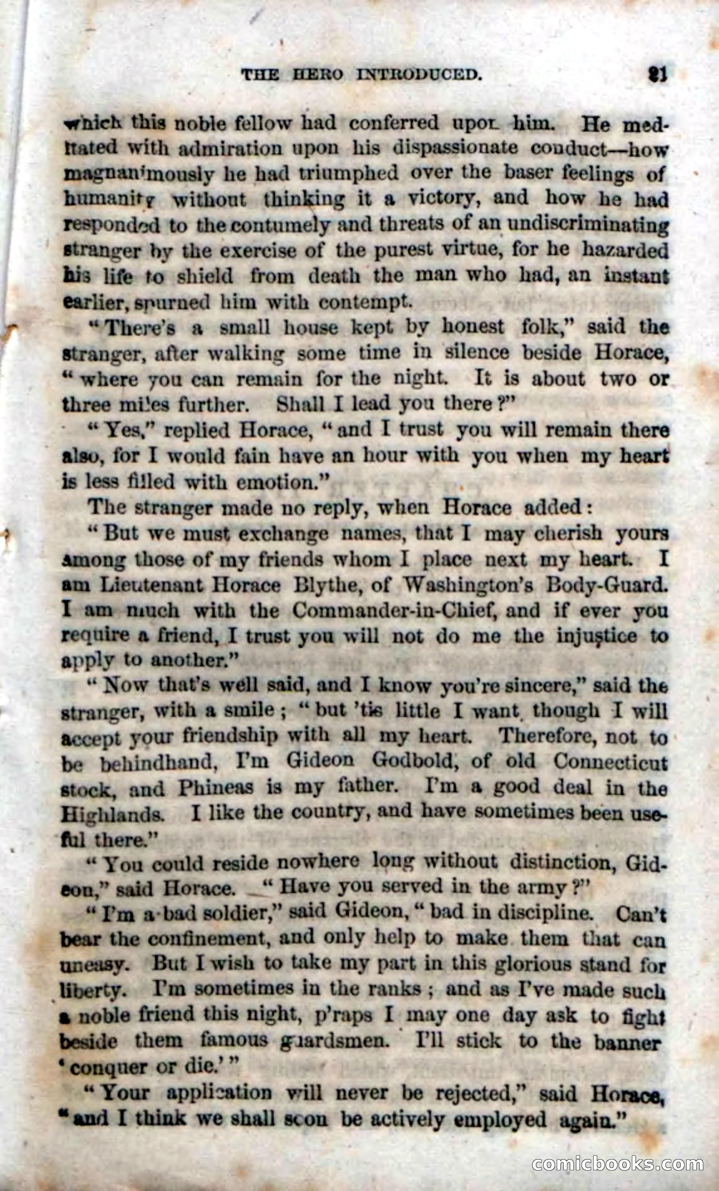 Beadle's Dime Novels No. 37: Godbold, the Spy — page 23 of 130