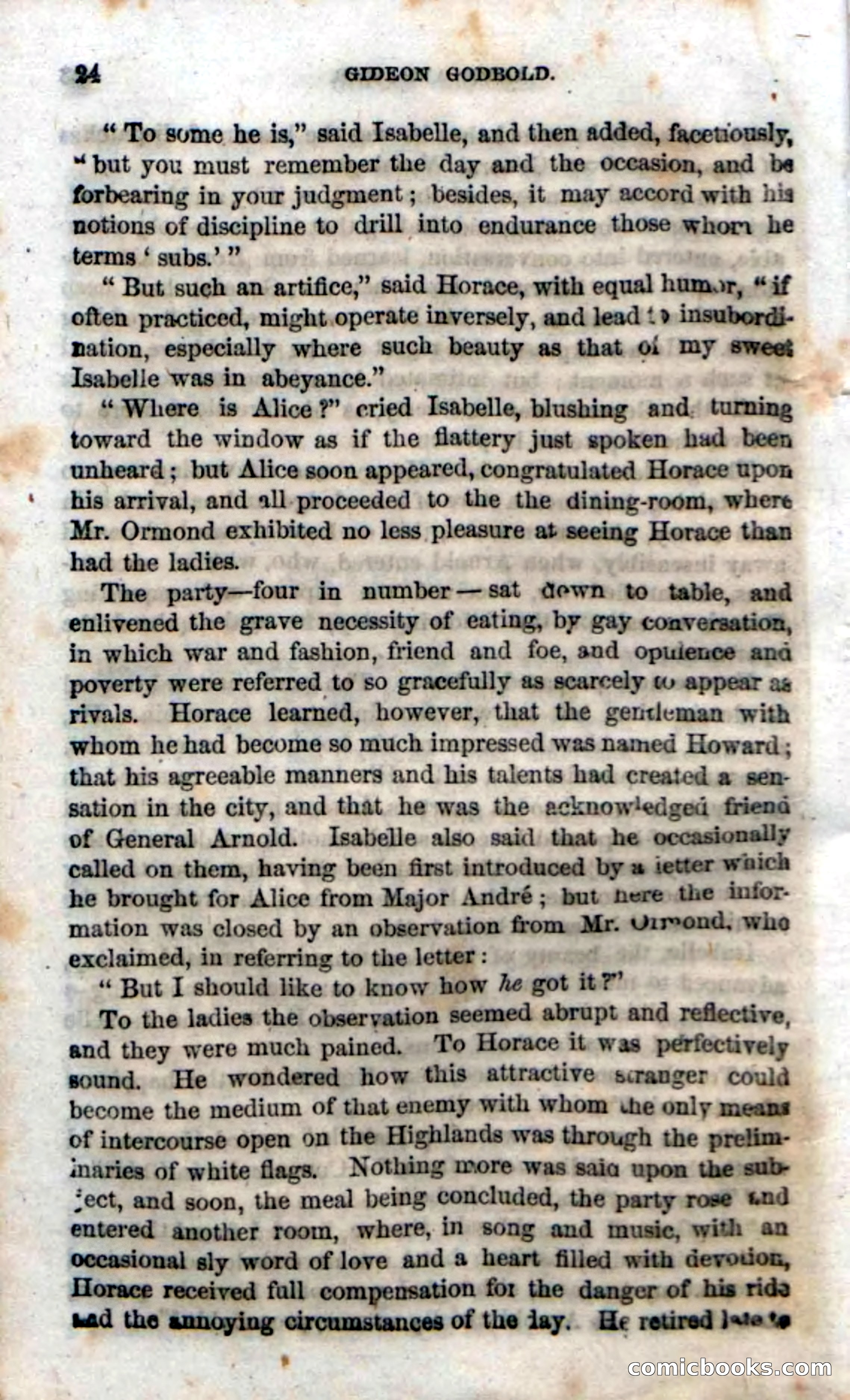 Beadle's Dime Novels No. 37: Godbold, the Spy — page 26 of 130