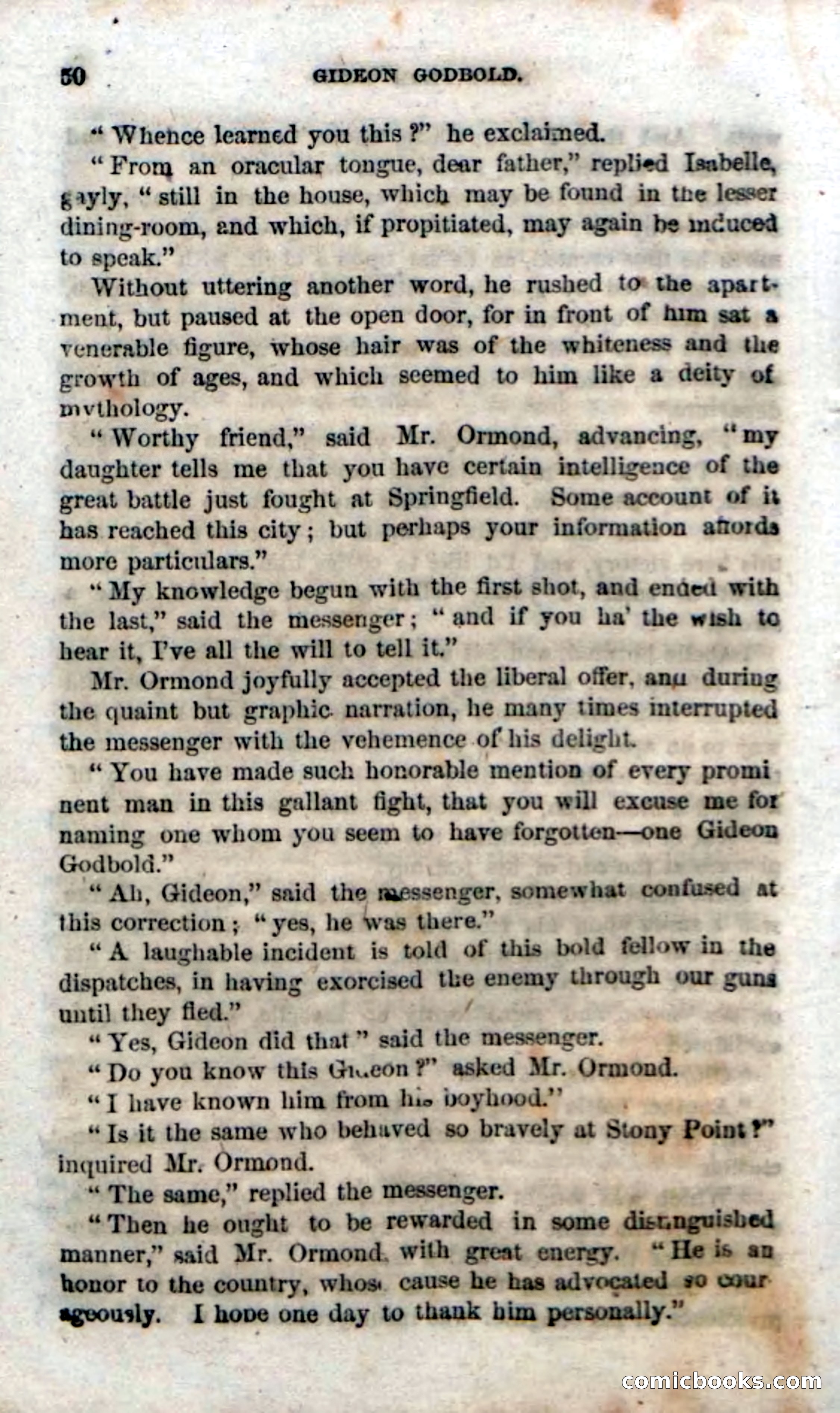 Beadle's Dime Novels No. 37: Godbold, the Spy — page 52 of 130