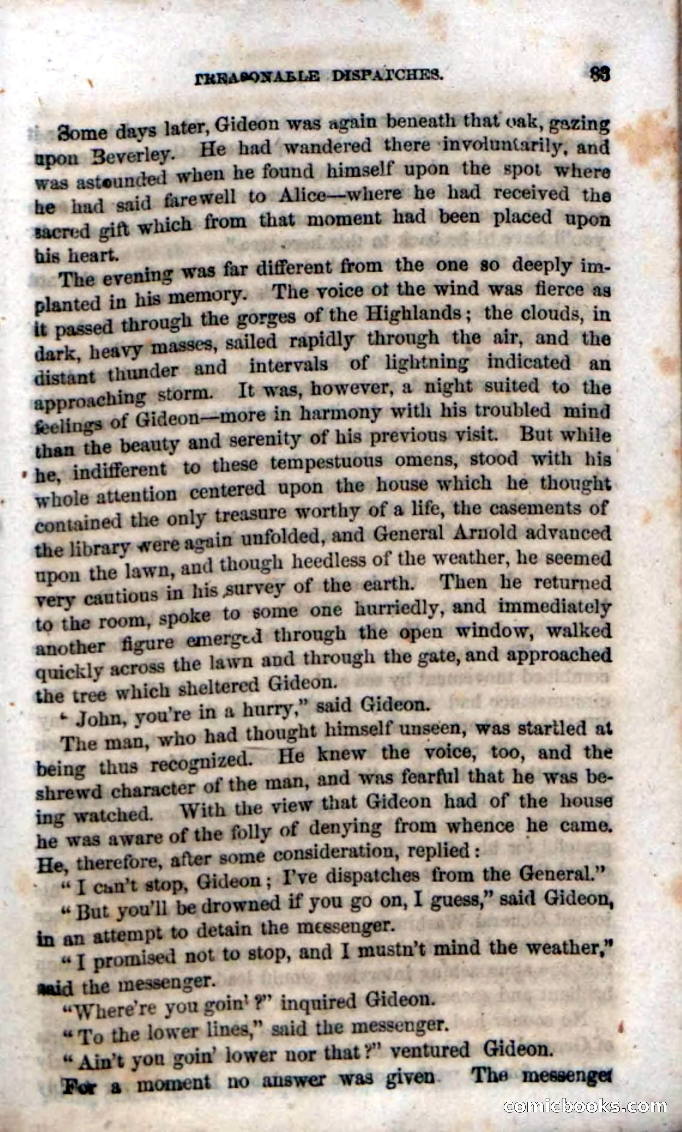 Beadle's Dime Novels No. 37: Godbold, the Spy — page 85 of 130