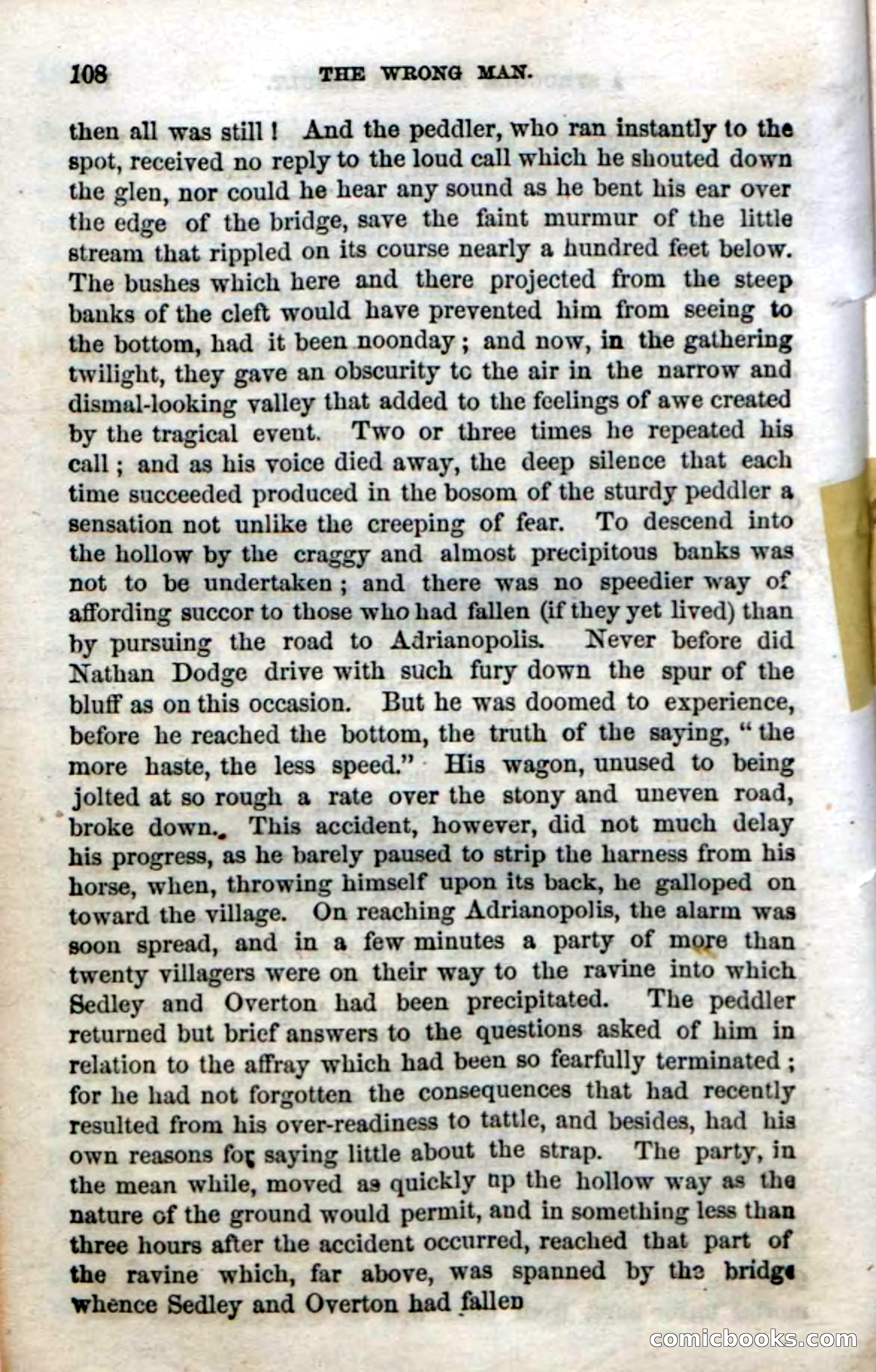 Beadle's Dime Novels No. 38: The Wrong Man — page 106 of 120