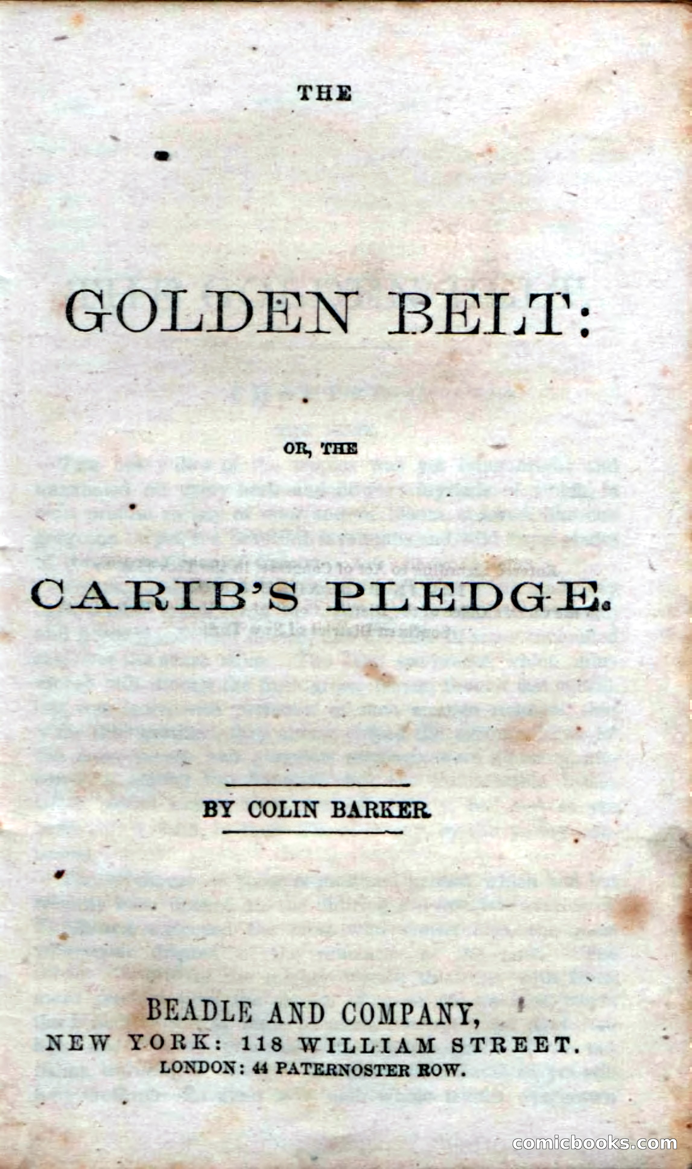 The Golden Belt — page 4 of 139