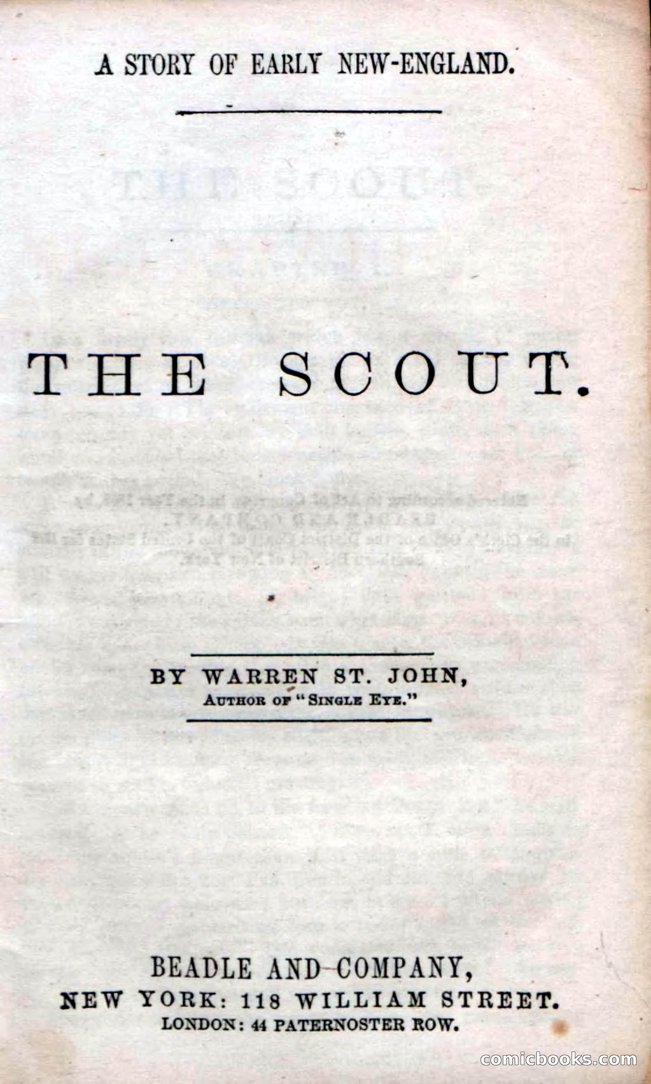 Beadle's Dime Novels No. 57: The Scout — page 5 of 116