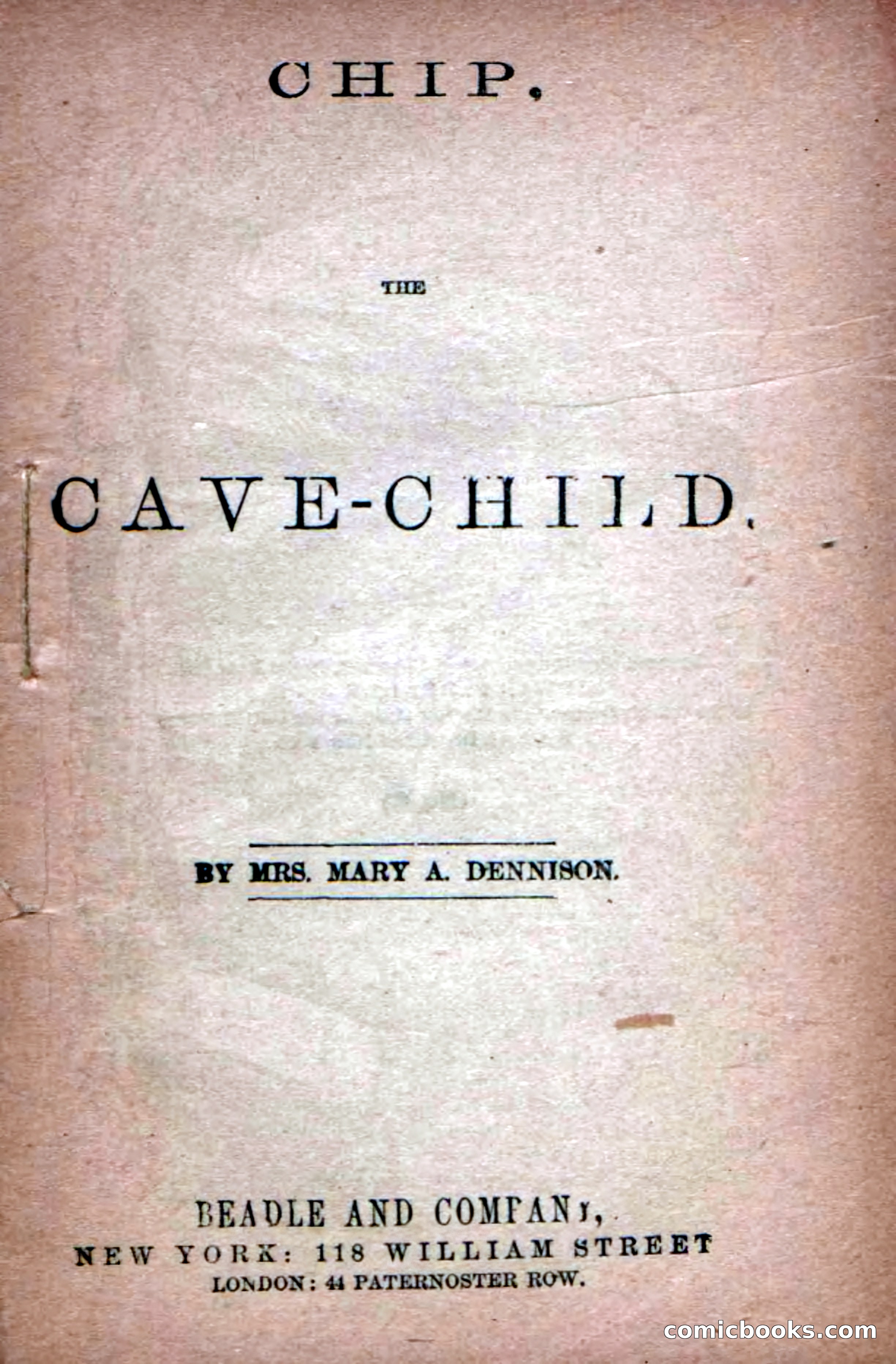 Beadle's Dime Novels No. 6: Chip, the Cave-Child — page 5 of 100