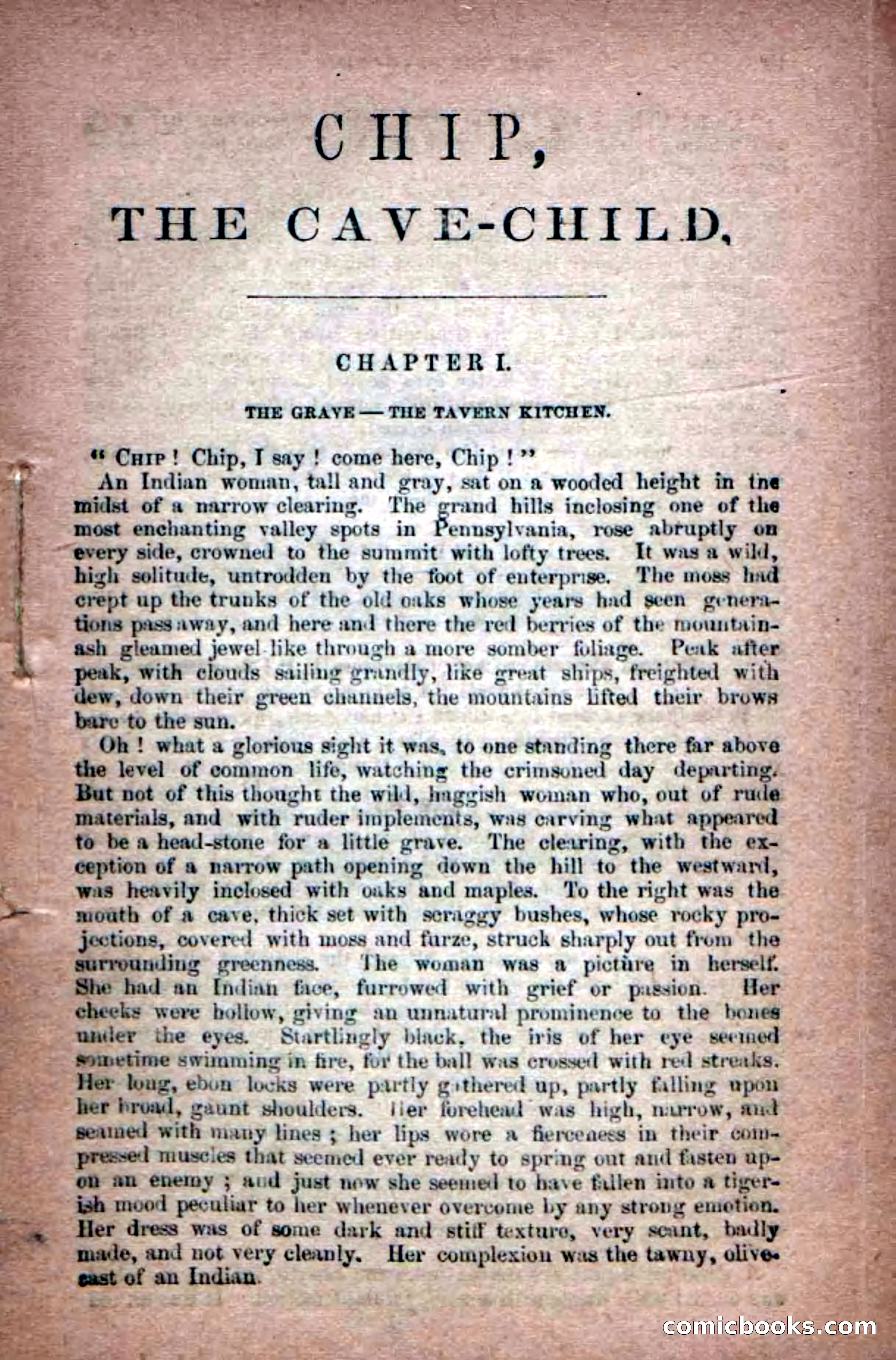 Beadle's Dime Novels No. 6: Chip, the Cave-Child — page 7 of 100