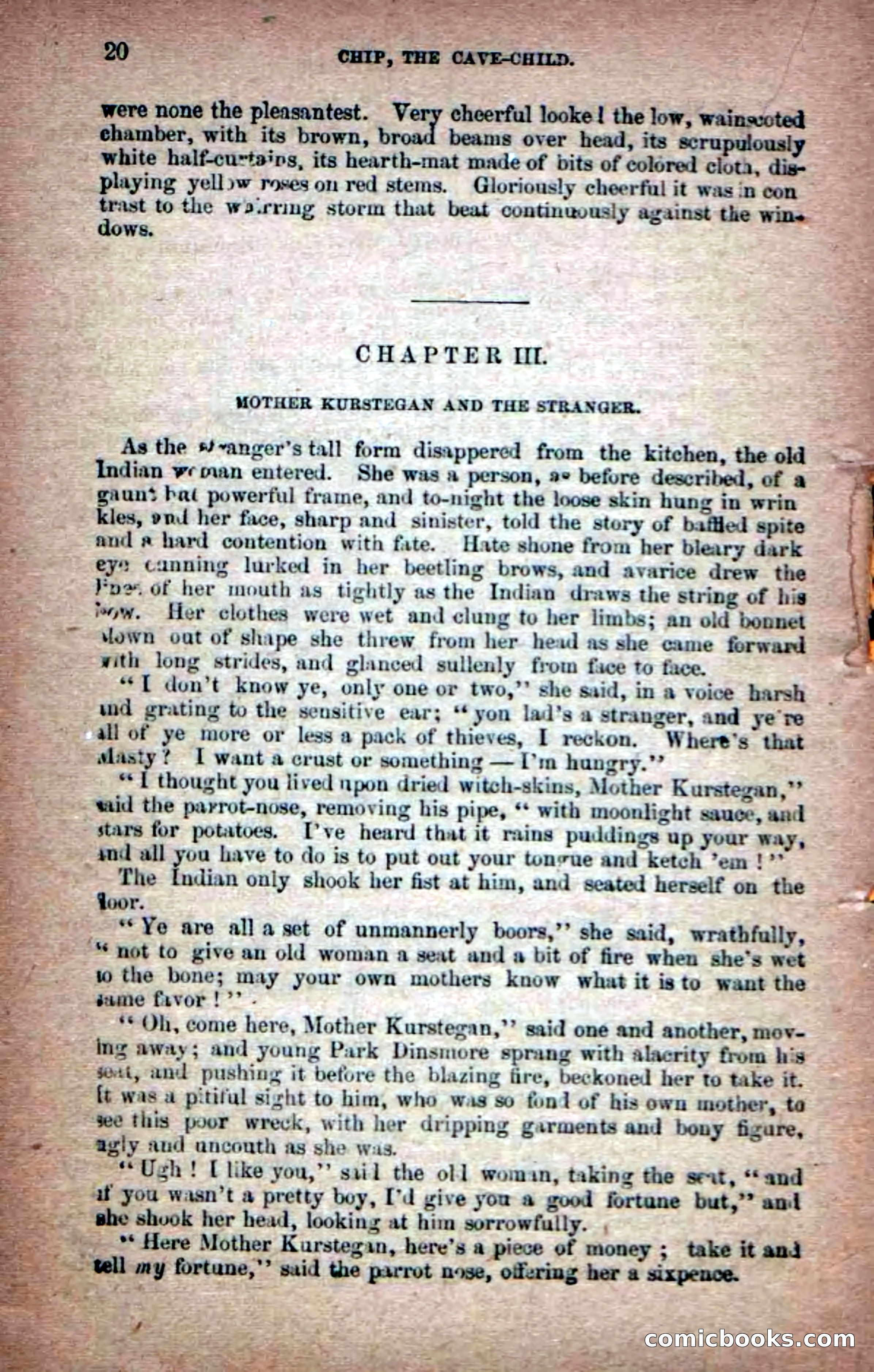 Beadle's Dime Novels No. 6: Chip, the Cave-Child — page 18 of 100