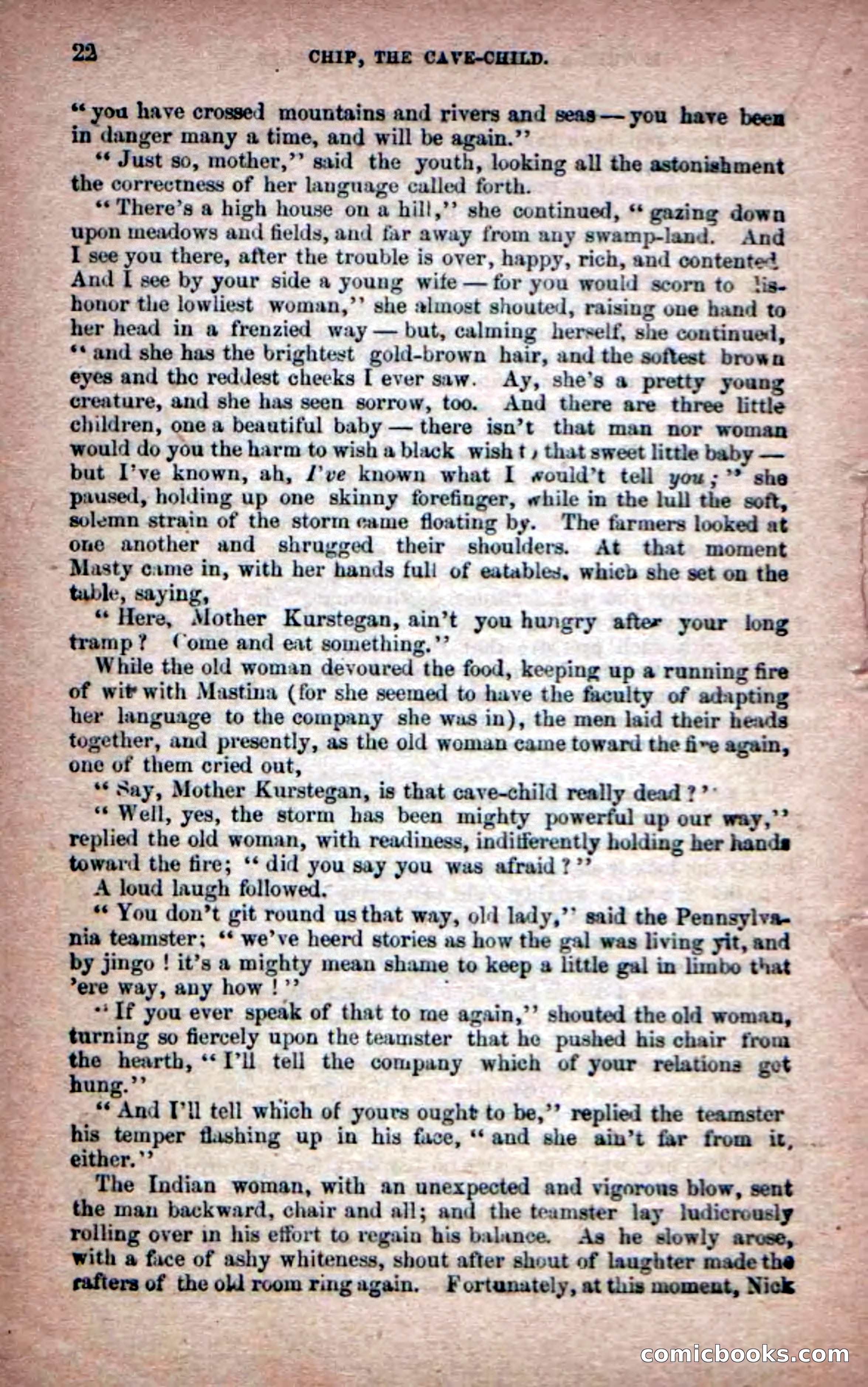 Beadle's Dime Novels No. 6: Chip, the Cave-Child — page 20 of 100