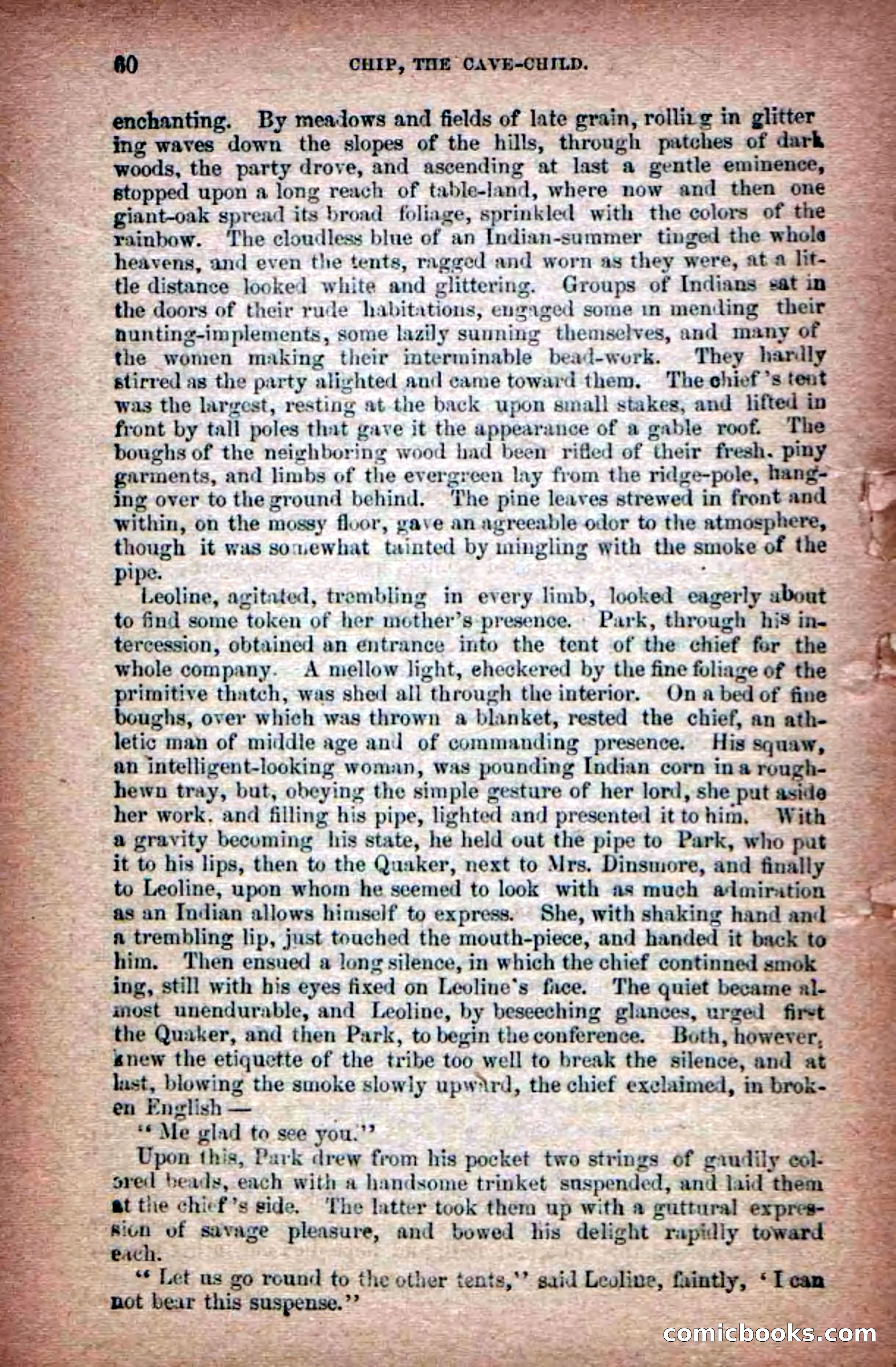 Beadle's Dime Novels No. 6: Chip, the Cave-Child — page 58 of 100