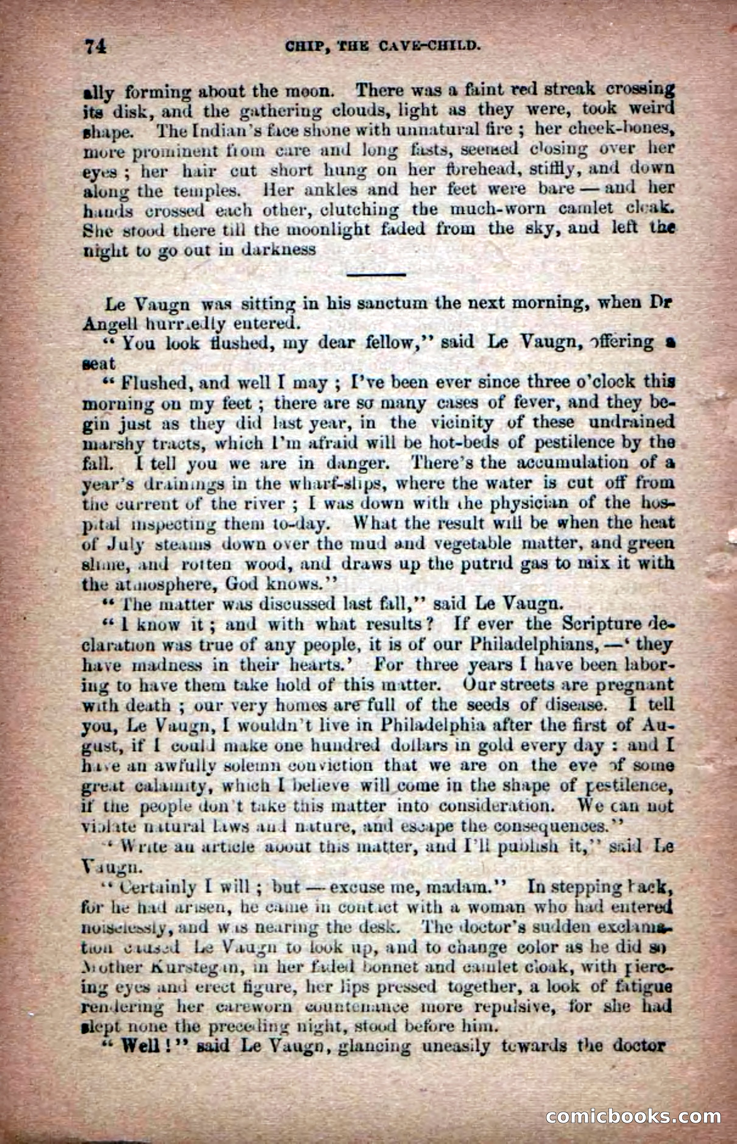 Beadle's Dime Novels No. 6: Chip, the Cave-Child — page 72 of 100