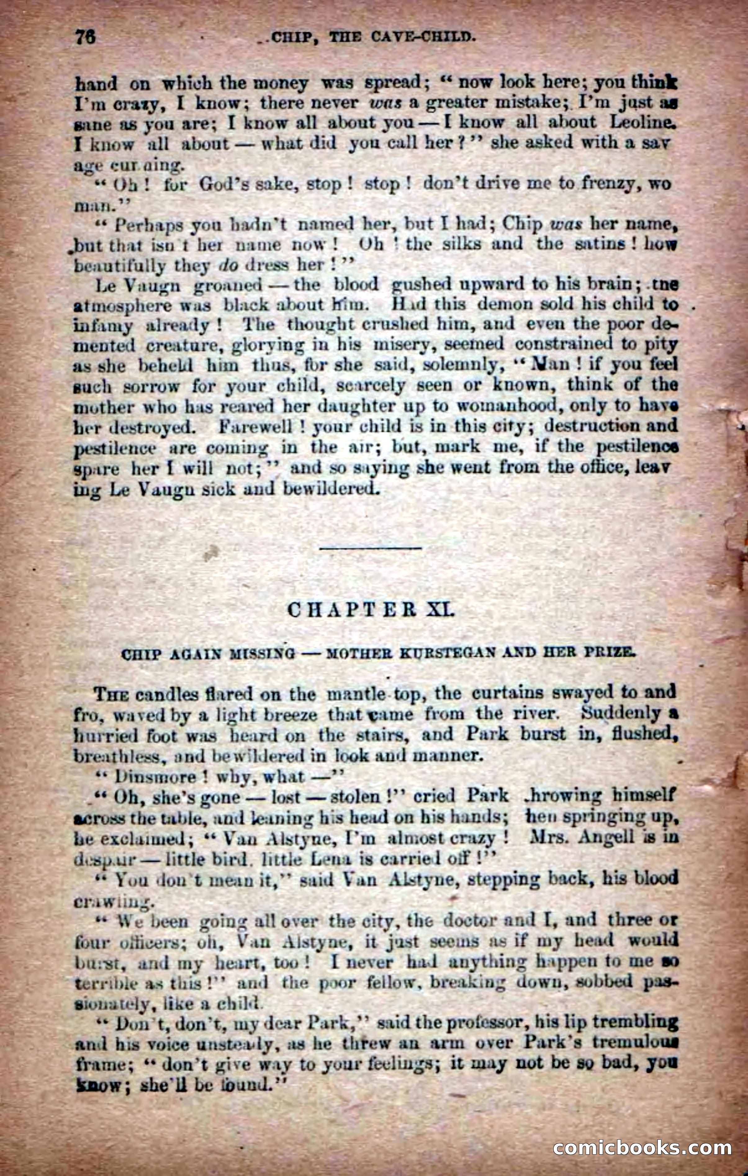 Beadle's Dime Novels No. 6: Chip, the Cave-Child — page 74 of 100