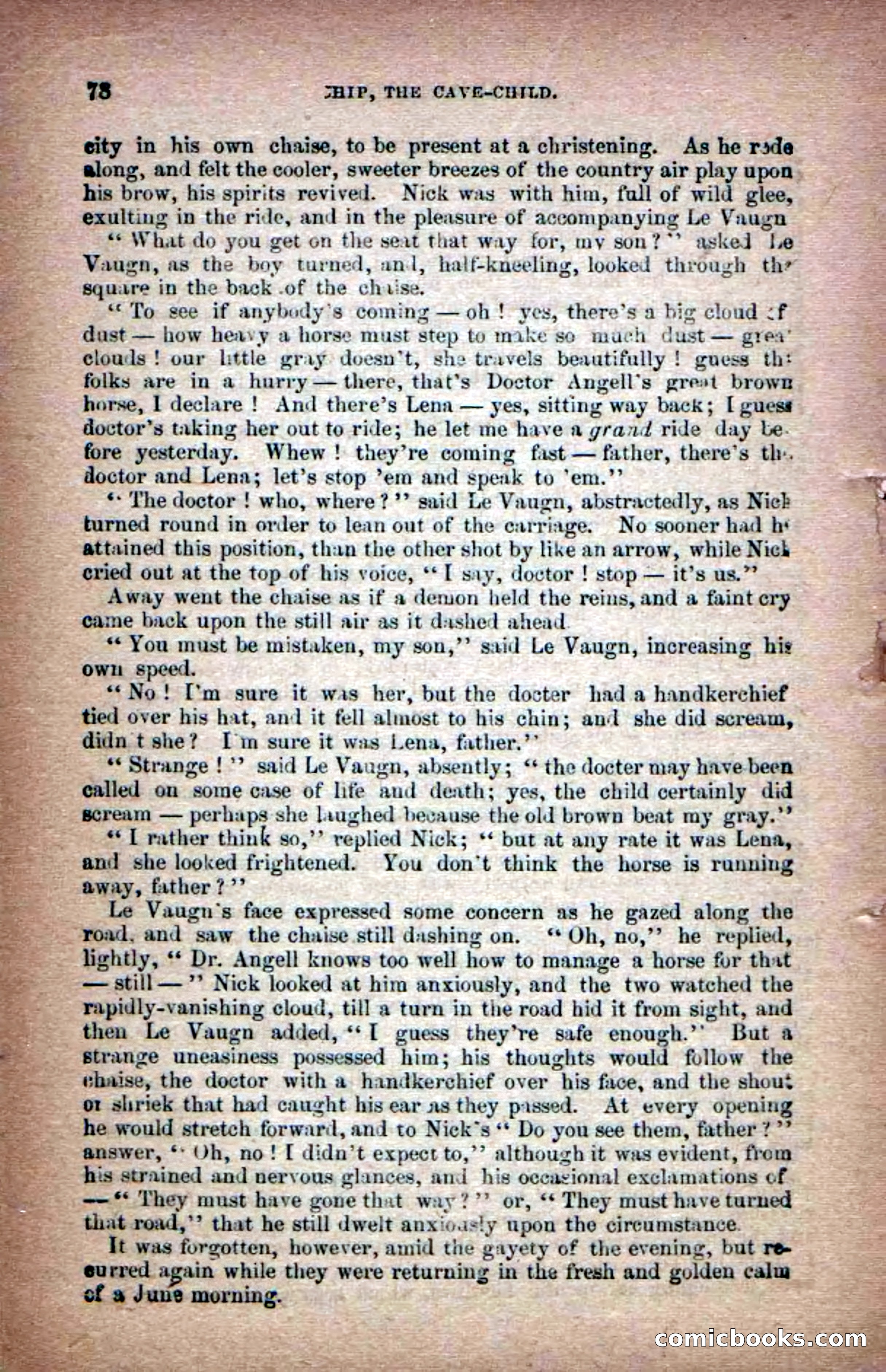 Beadle's Dime Novels No. 6: Chip, the Cave-Child — page 76 of 100